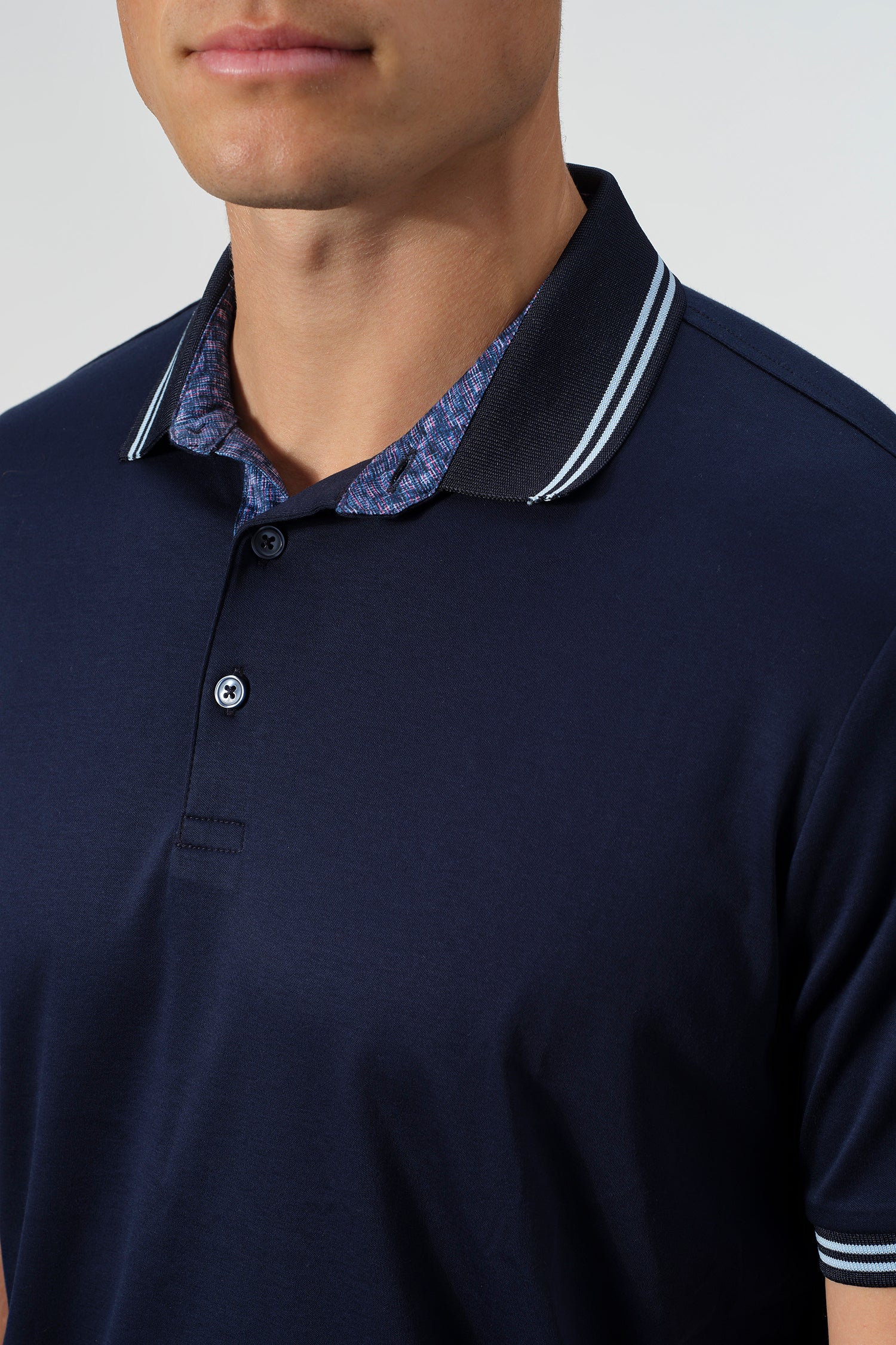 SetaTouch Contrast Trim Polo