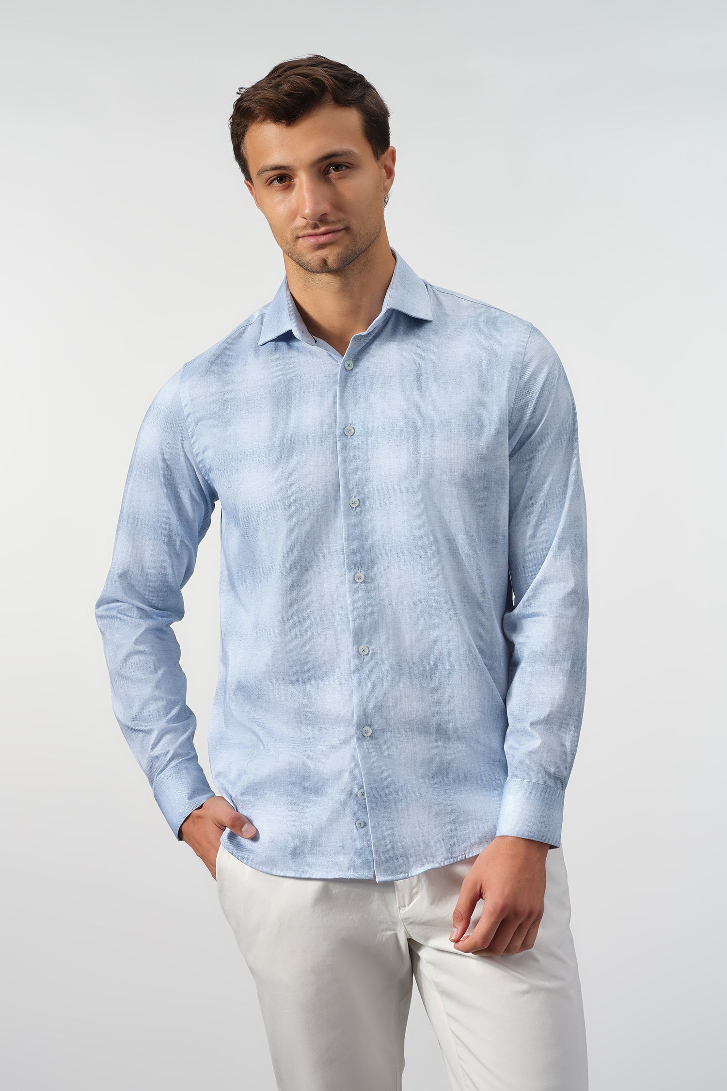 Nuvola Cloud-Washed Cotton Shirt