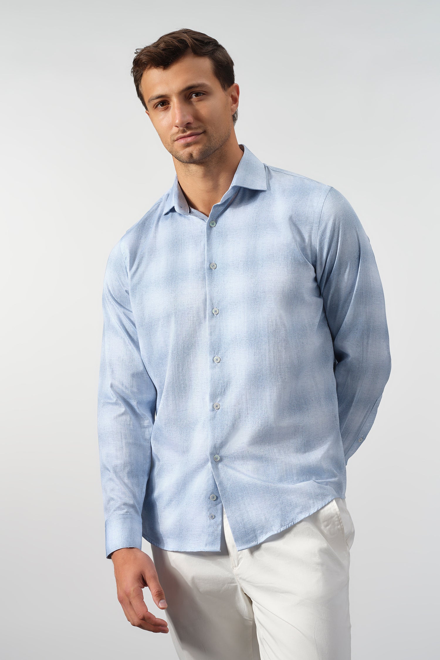 Nuvola Cloud-Washed Cotton Shirt