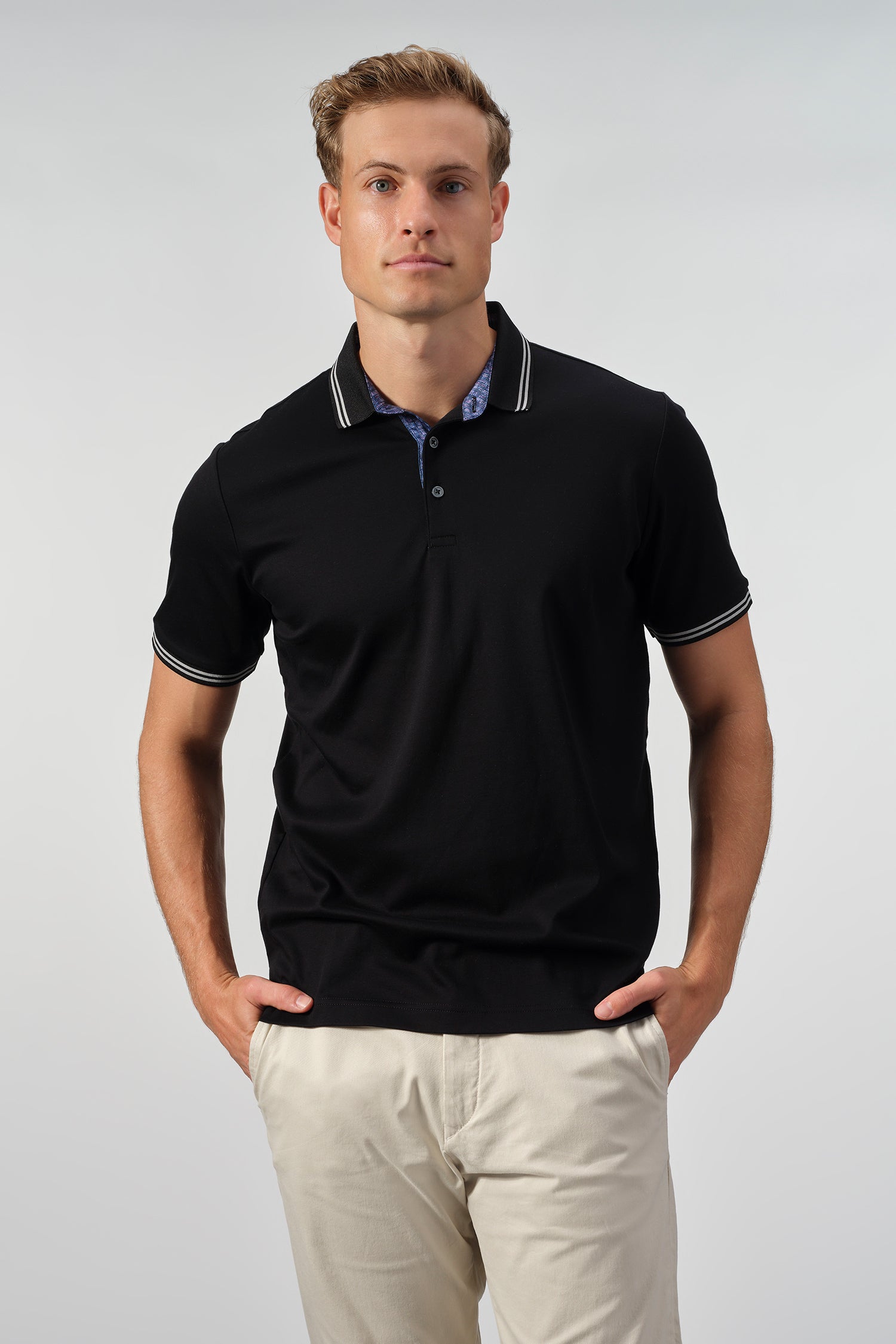 SetaTouch Contrast Trim Polo