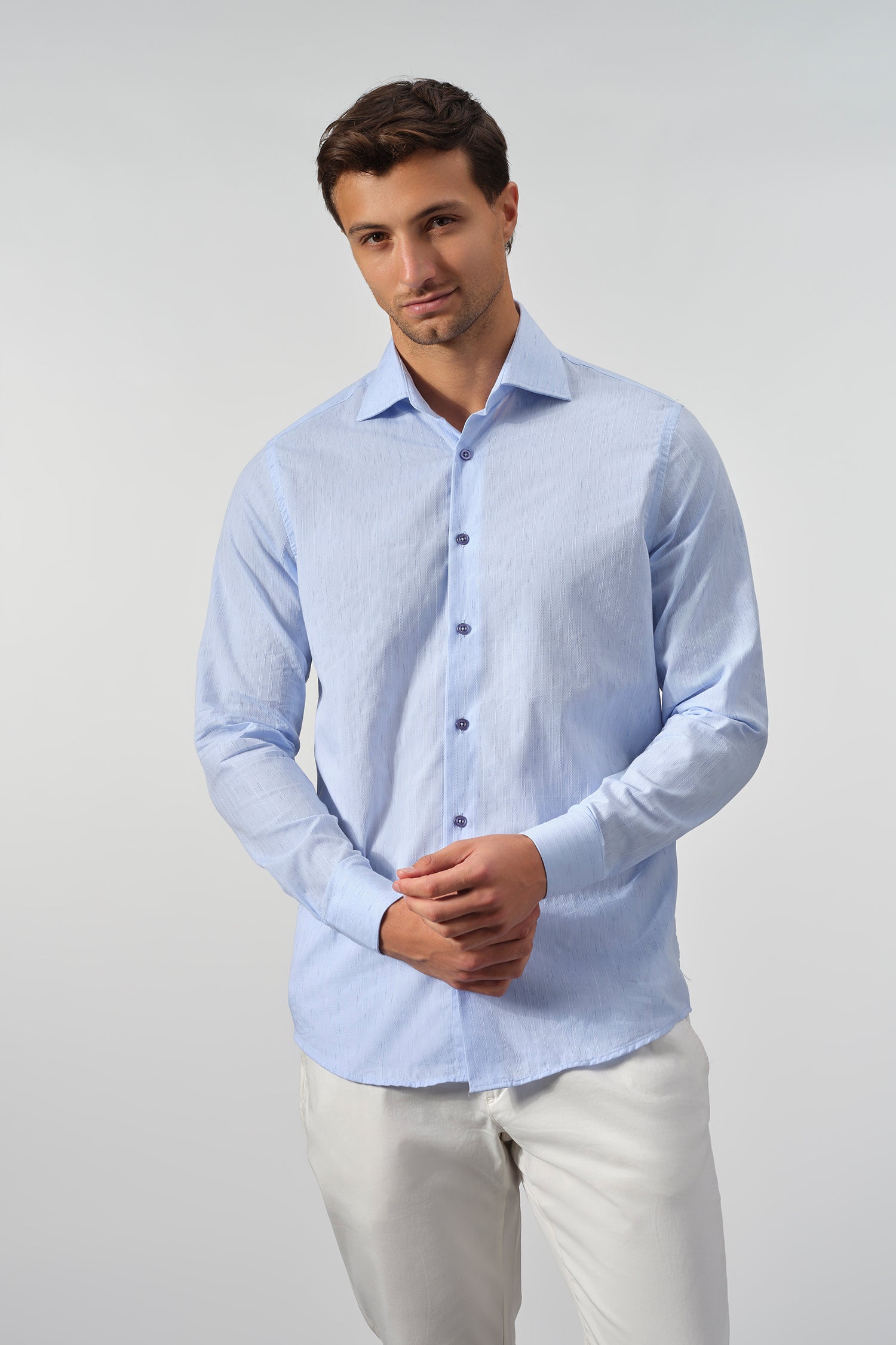 Azzurro Texture Shirt