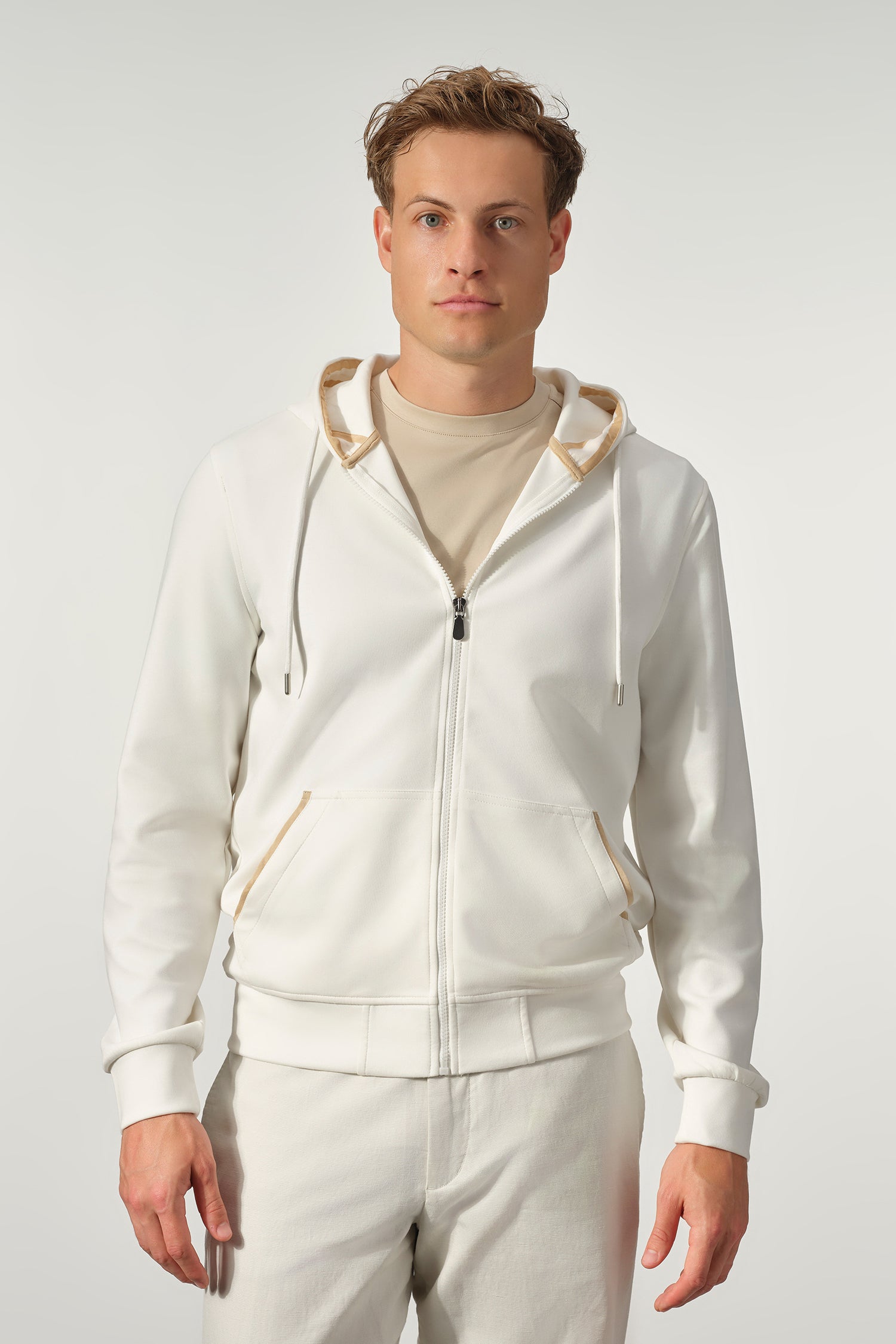 Essential Cotton Zip Hoodie