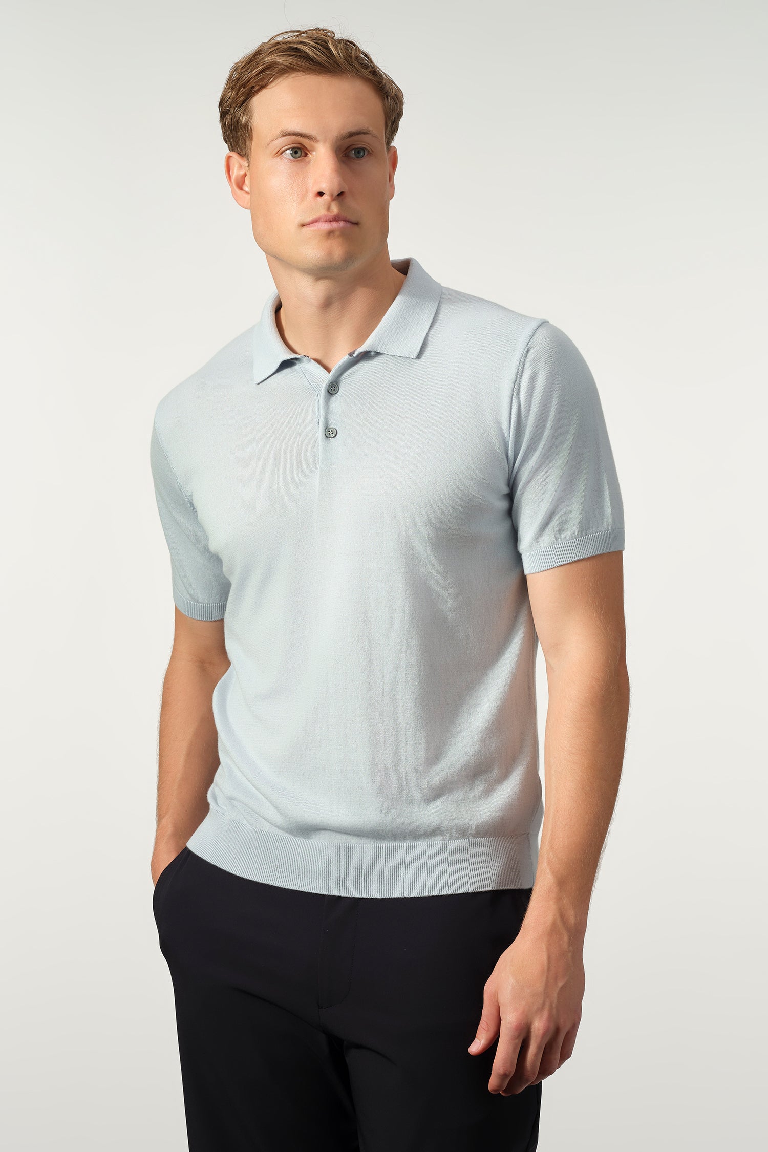 Essential Cotton-Modal Knit Polo