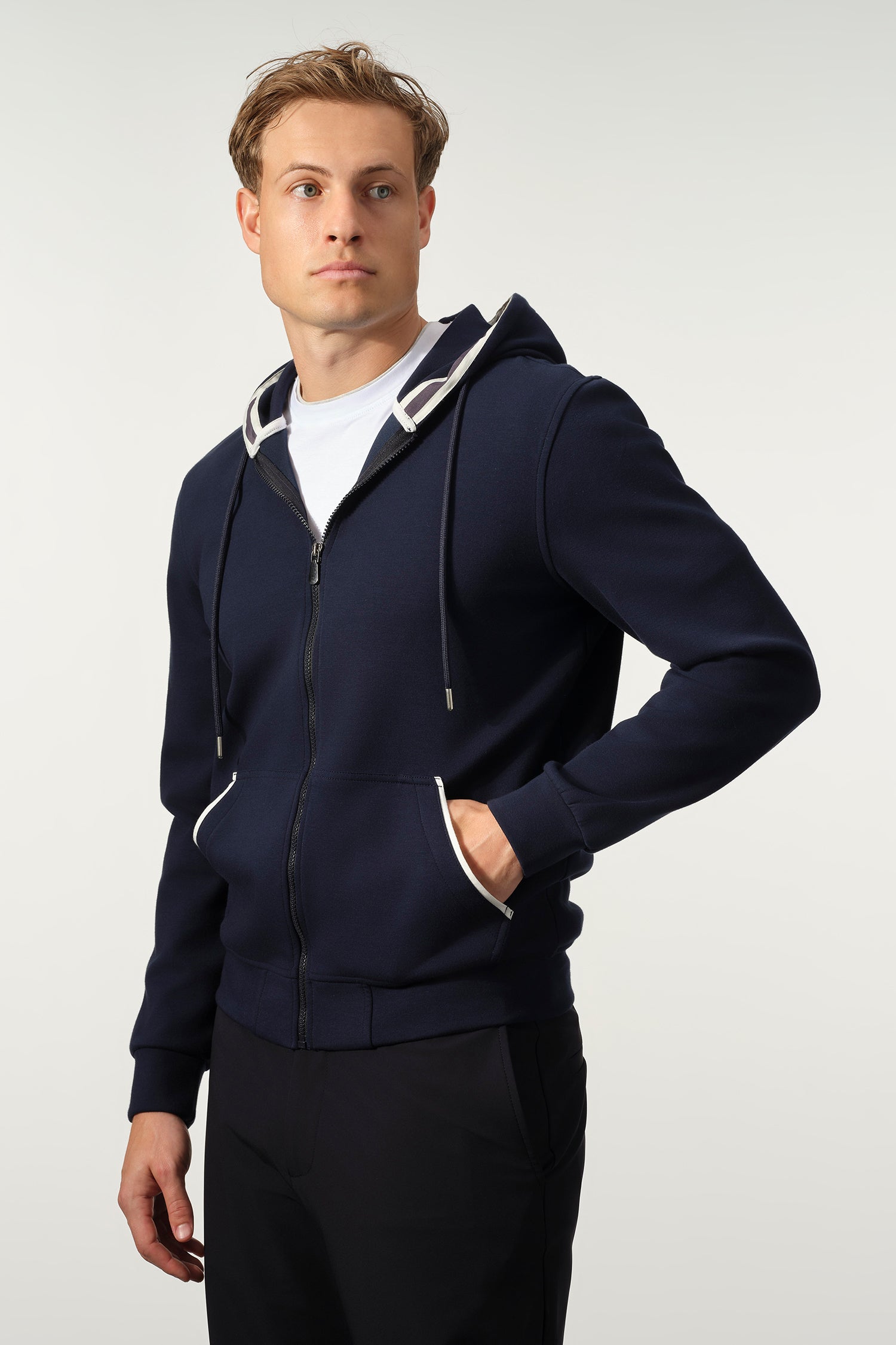 Essential Cotton Zip Hoodie
