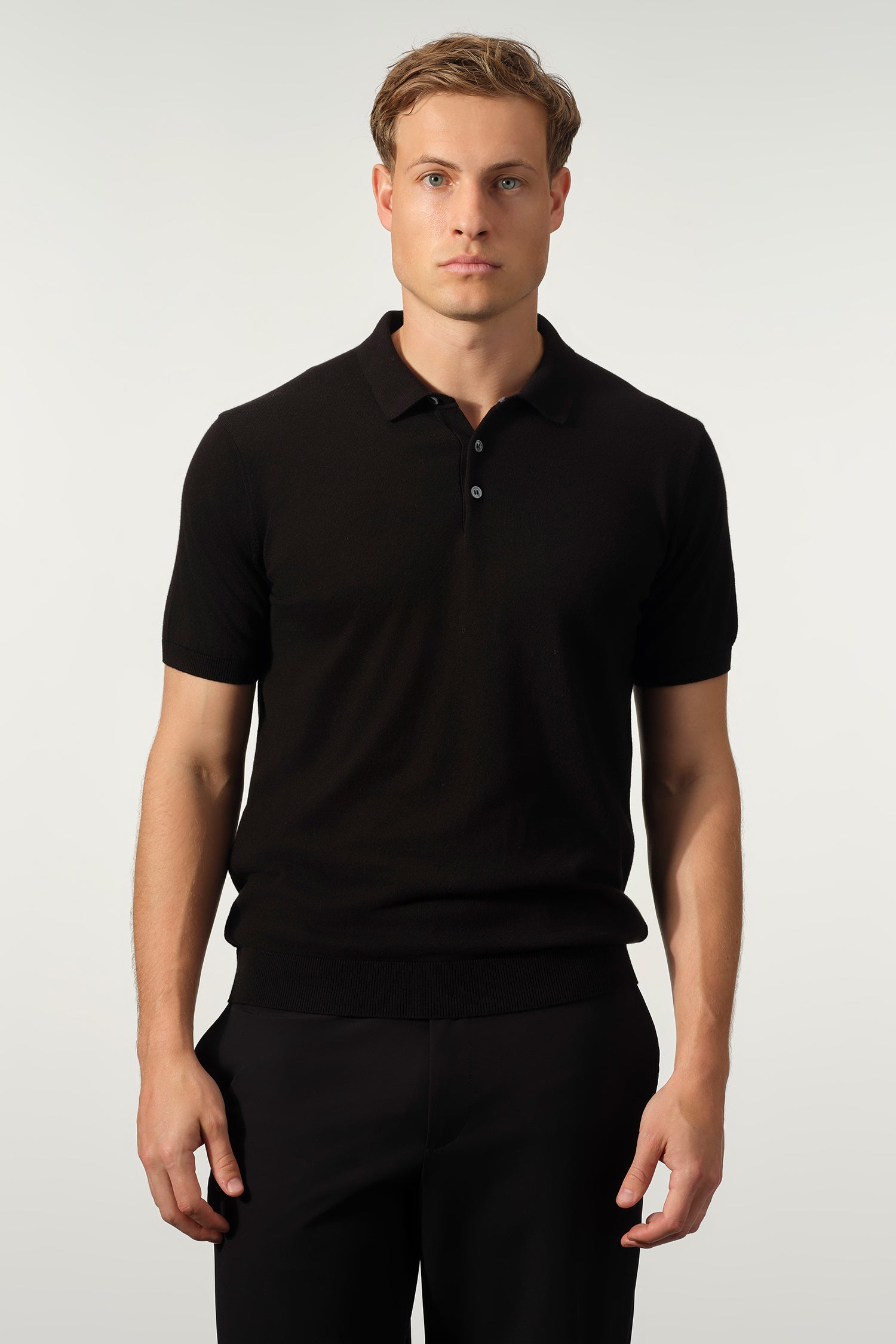 Essential Cotton-Modal Knit Polo