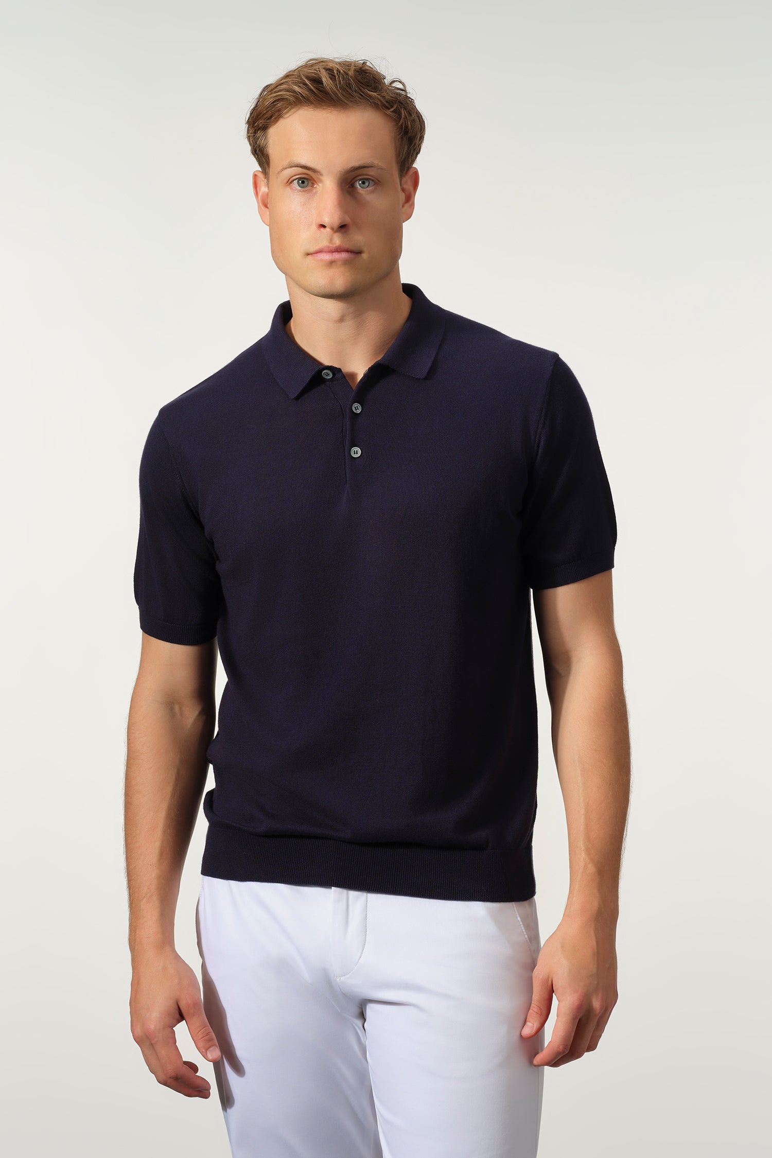 Essential Cotton-Modal Knit Polo