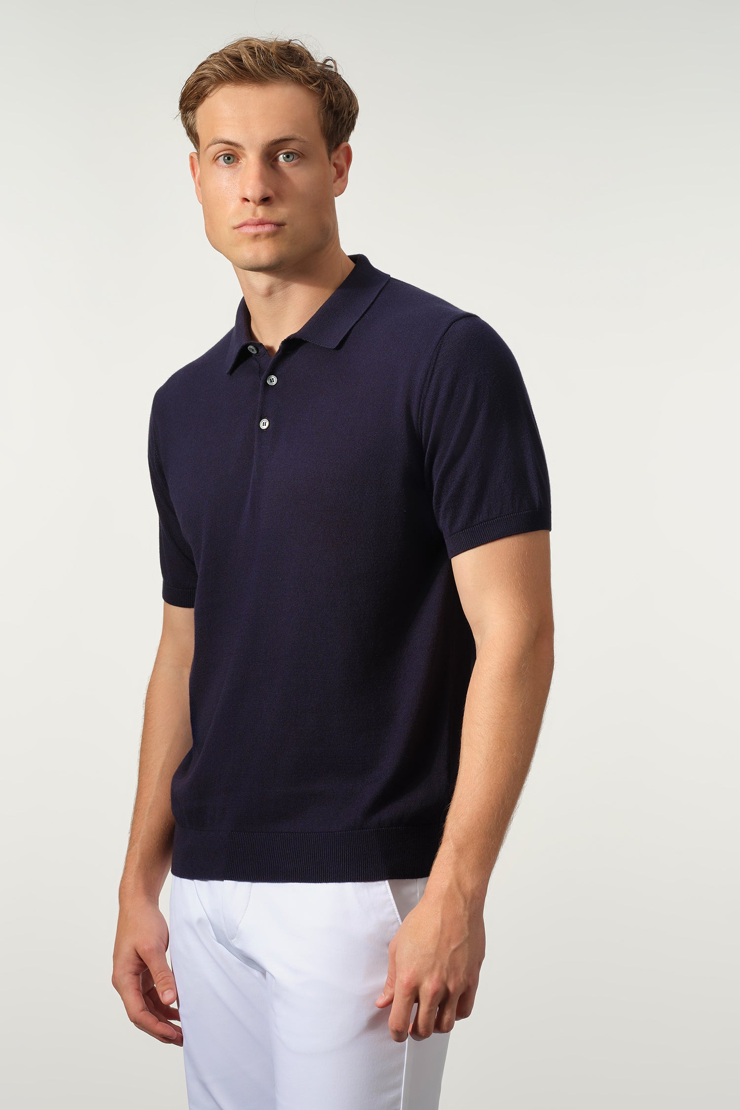 Essential Cotton-Modal Knit Polo
