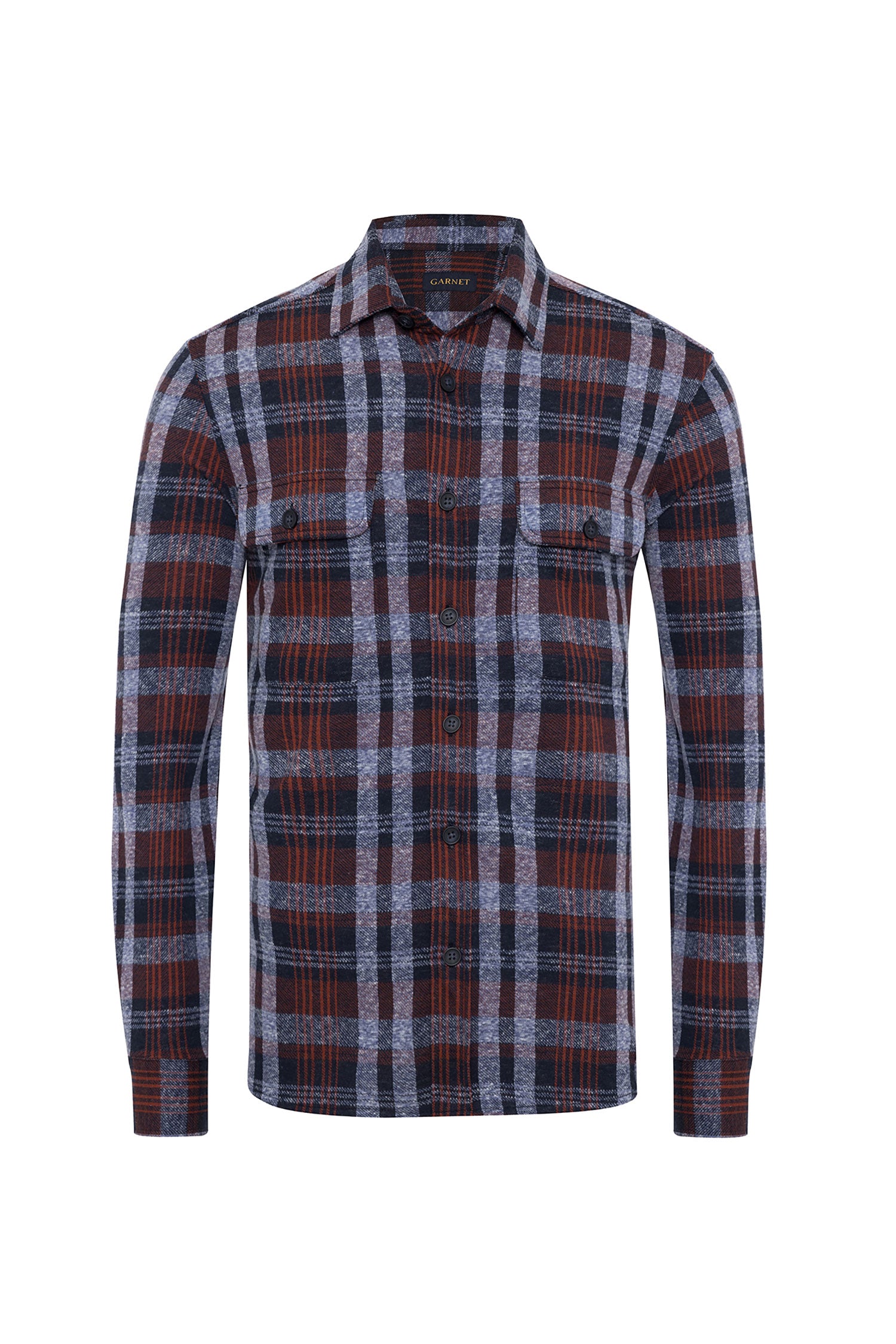 Dynamic Flannel Knit Checkered Shirt