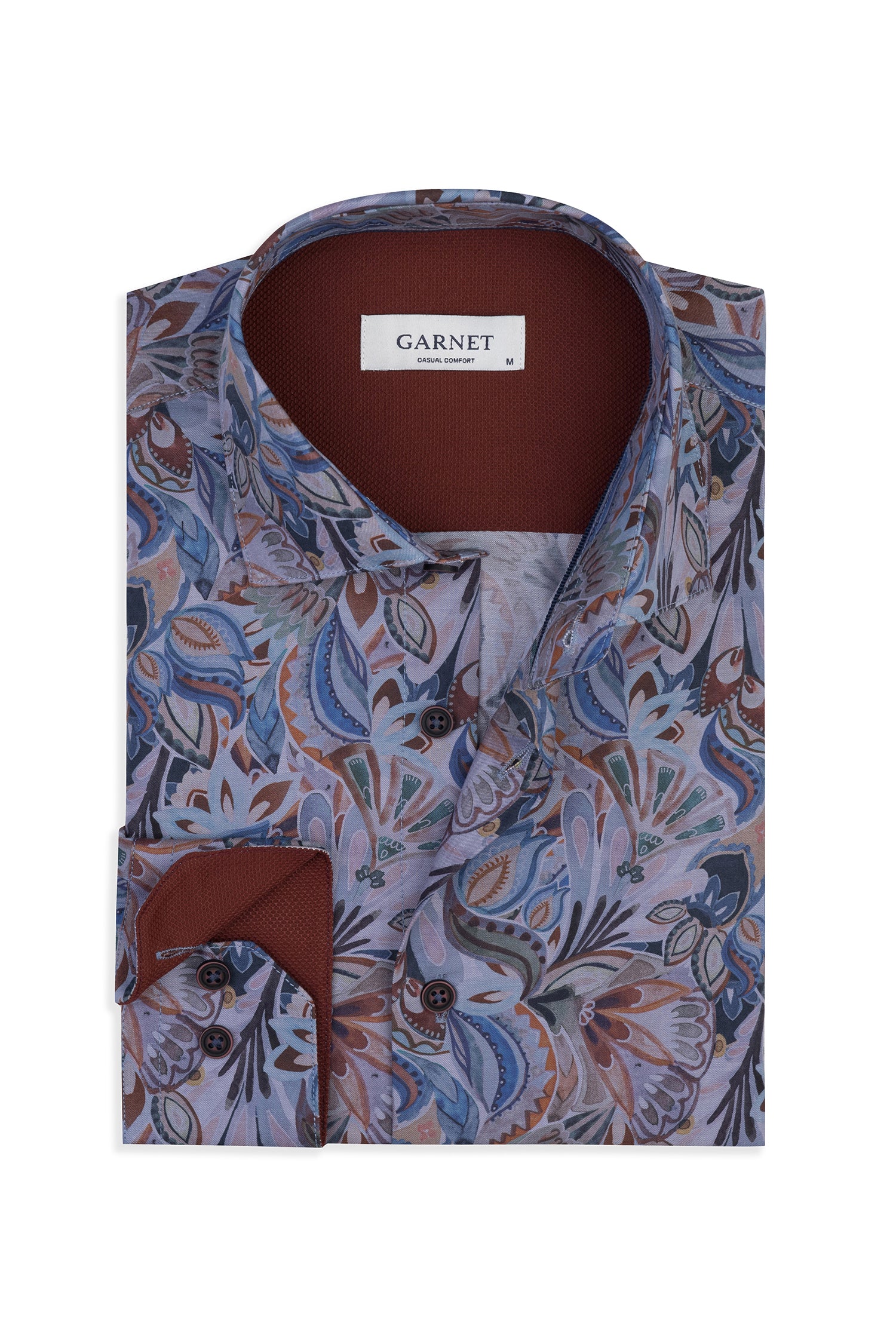 Vintage Floral Paisley Shirt