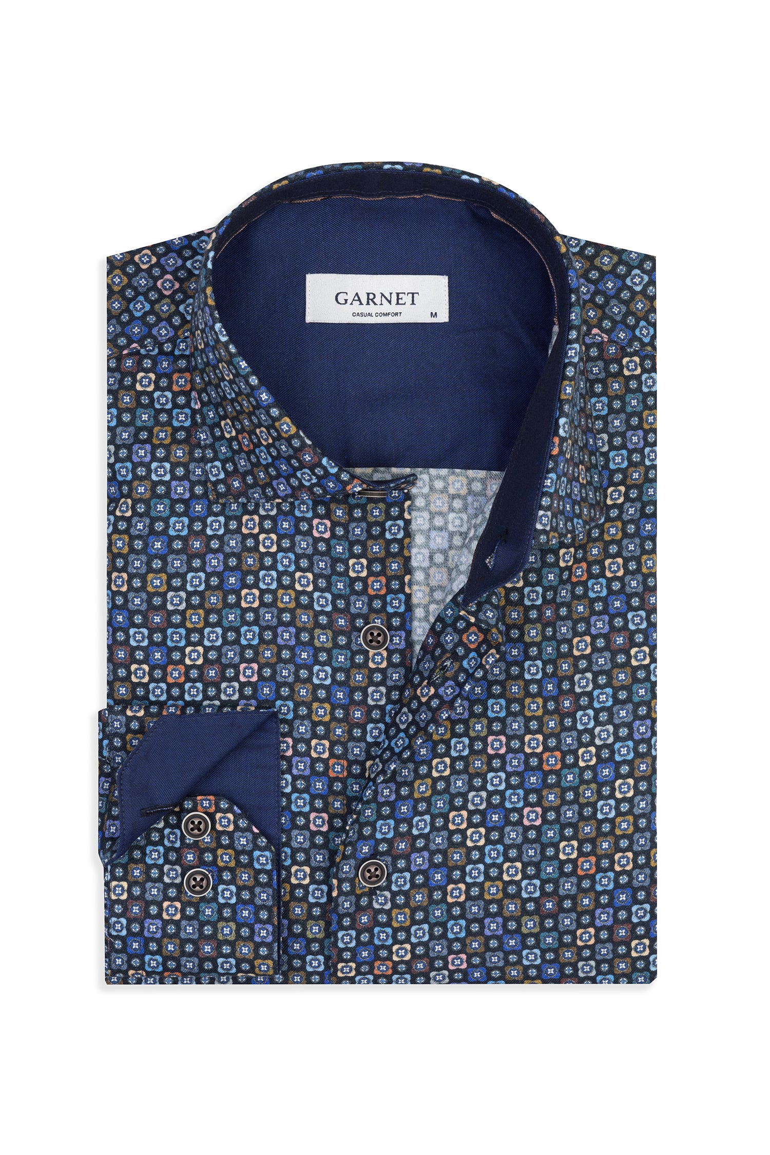 Midnight Mosaic Print Shirt