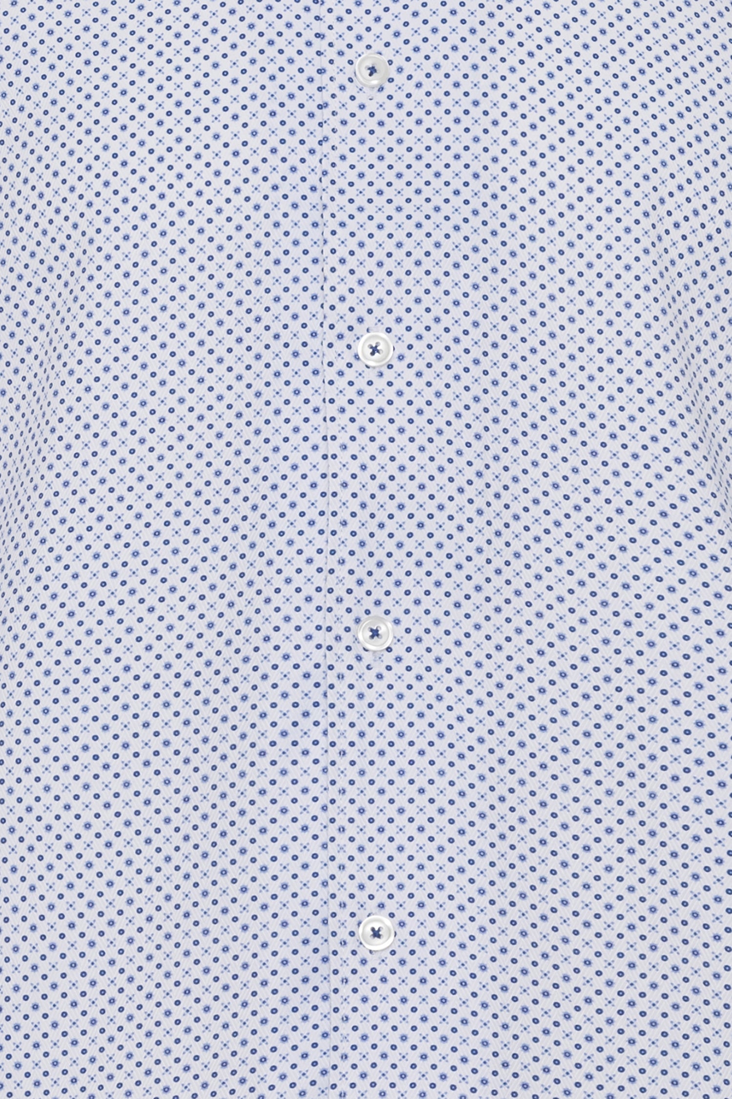 Indigo Diamond Microprint Shirt