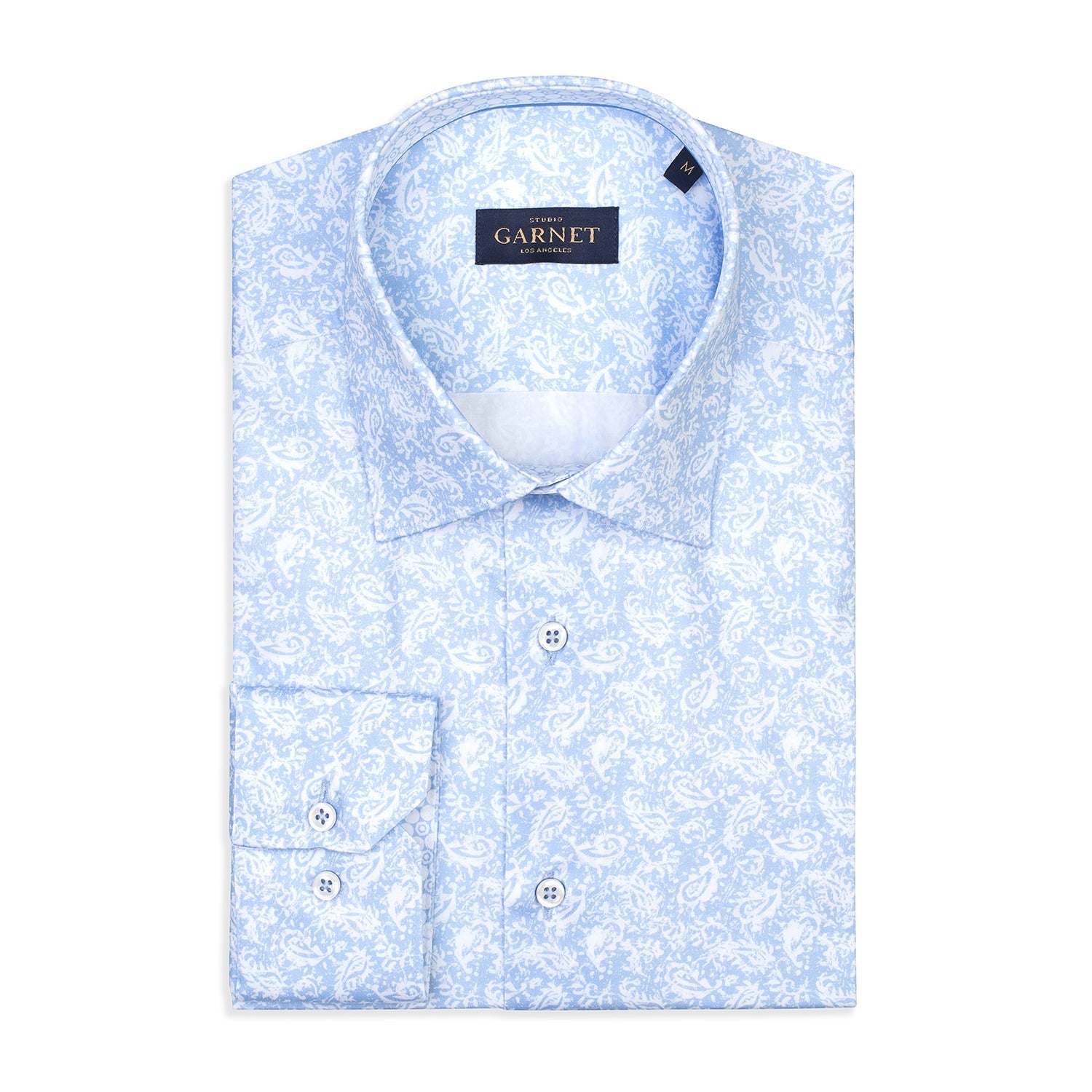 Paisley Printed Long Sleeve Cotton Shirt