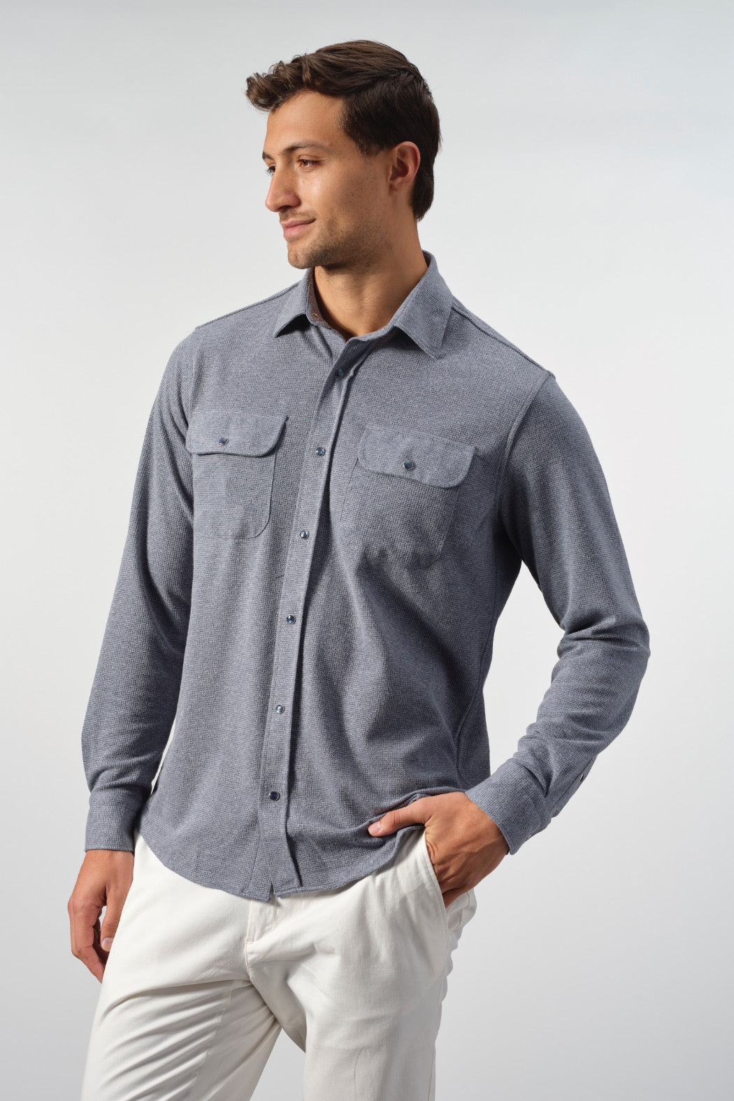 Riviera Textured Utility Shirt