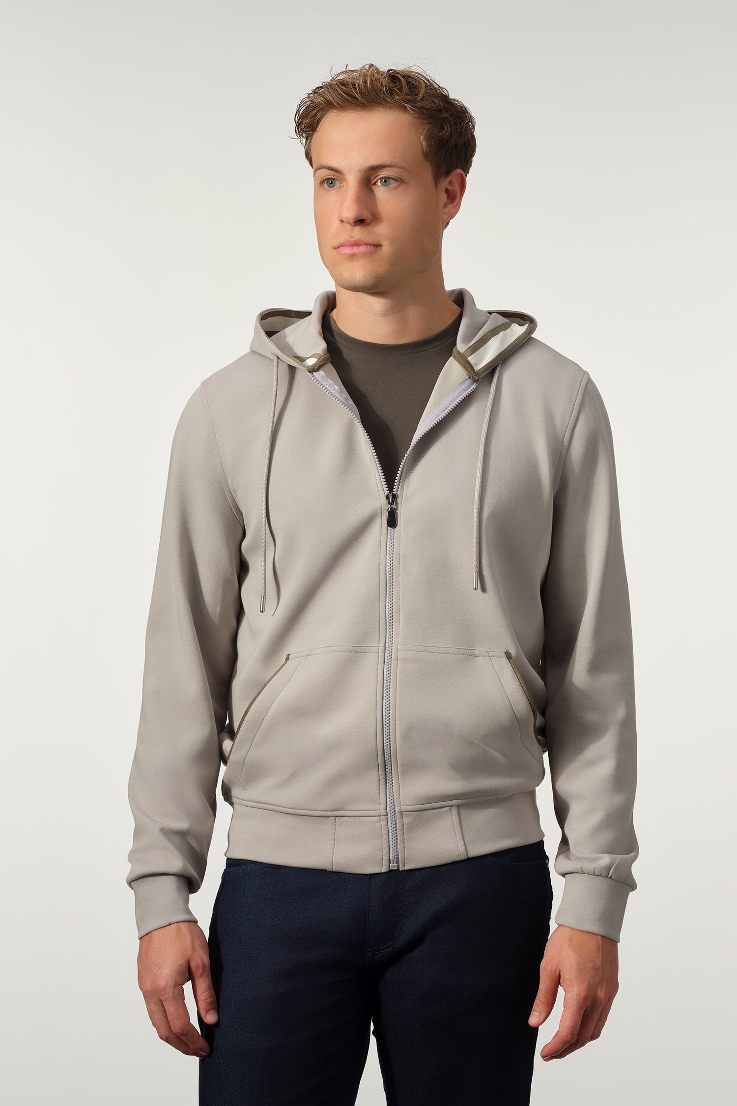 Essential Cotton Zip Hoodie
