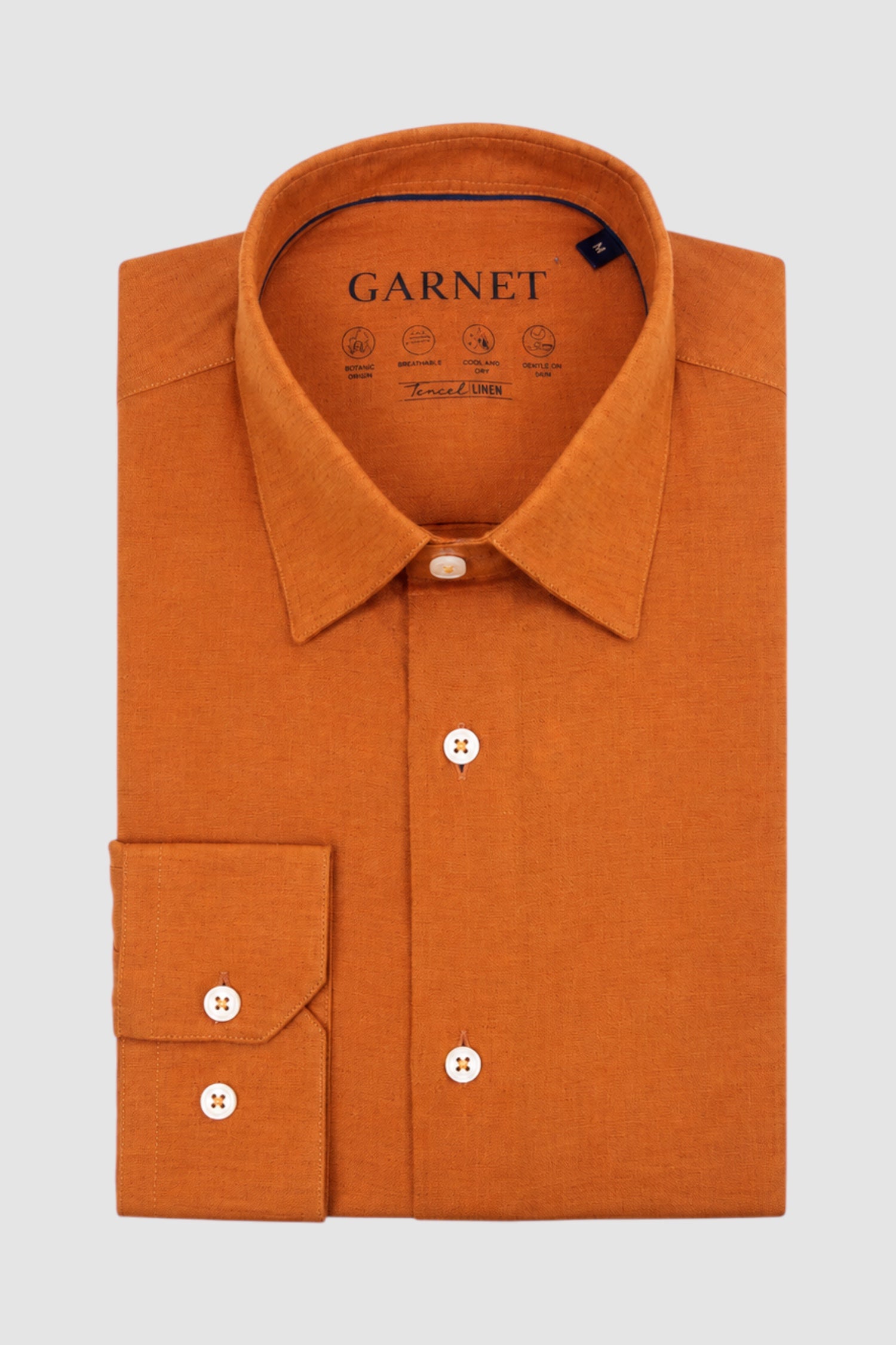 Harrison Tencel Linen Long Sleeve Solid Shirts