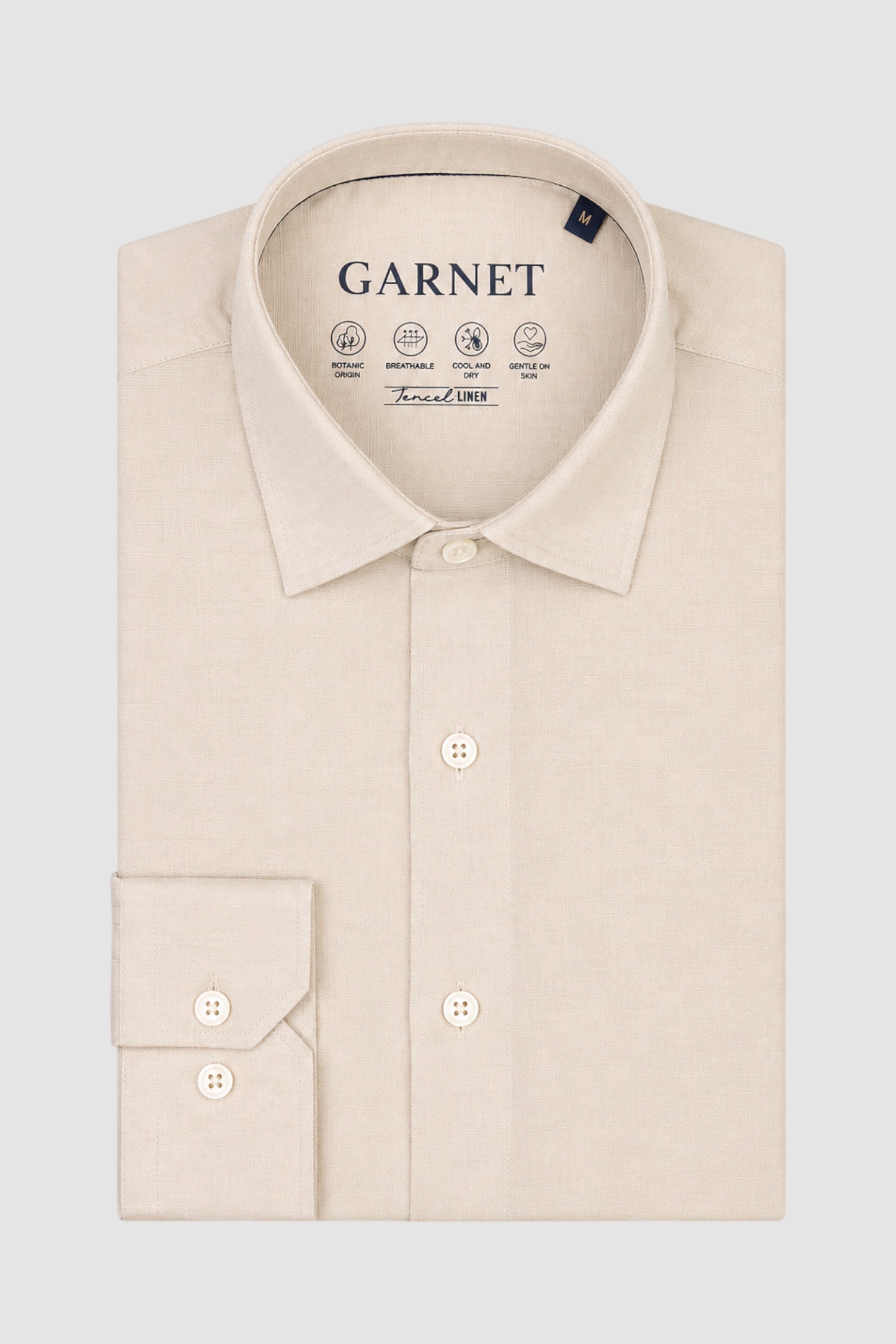 Harrison Tencel Linen Long Sleeve Solid Shirts