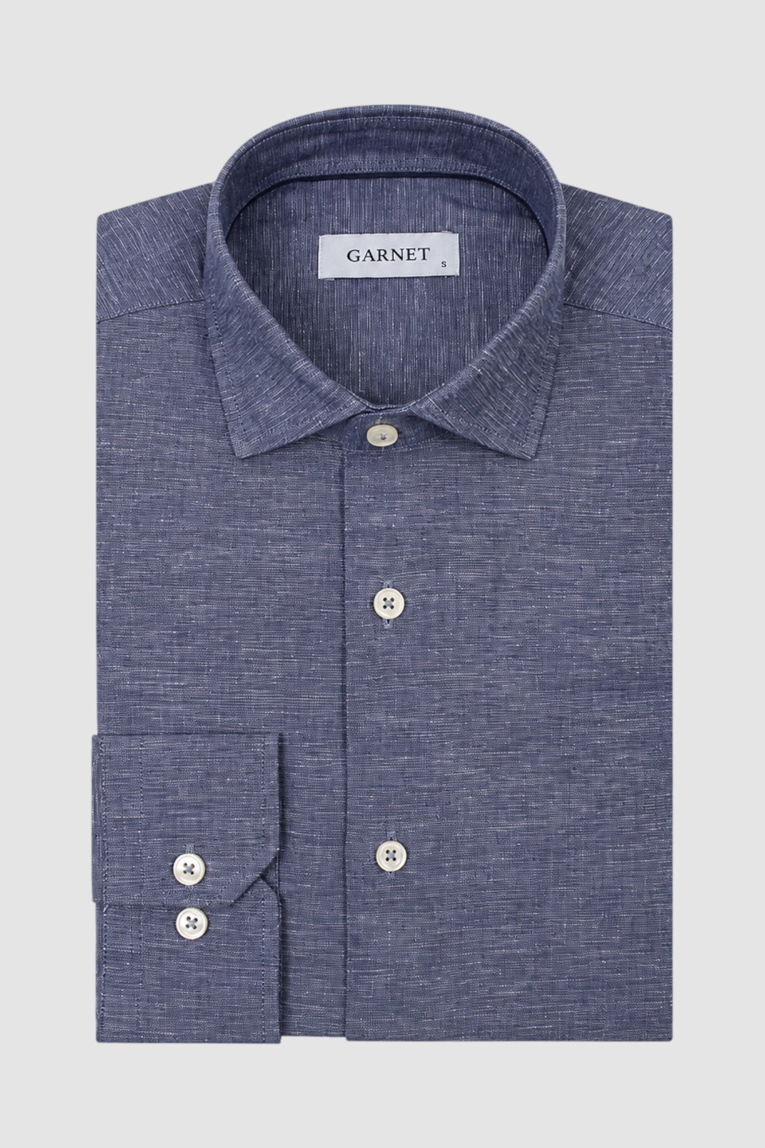 Harrison Tencel Linen Long Sleeve Solid Shirts
