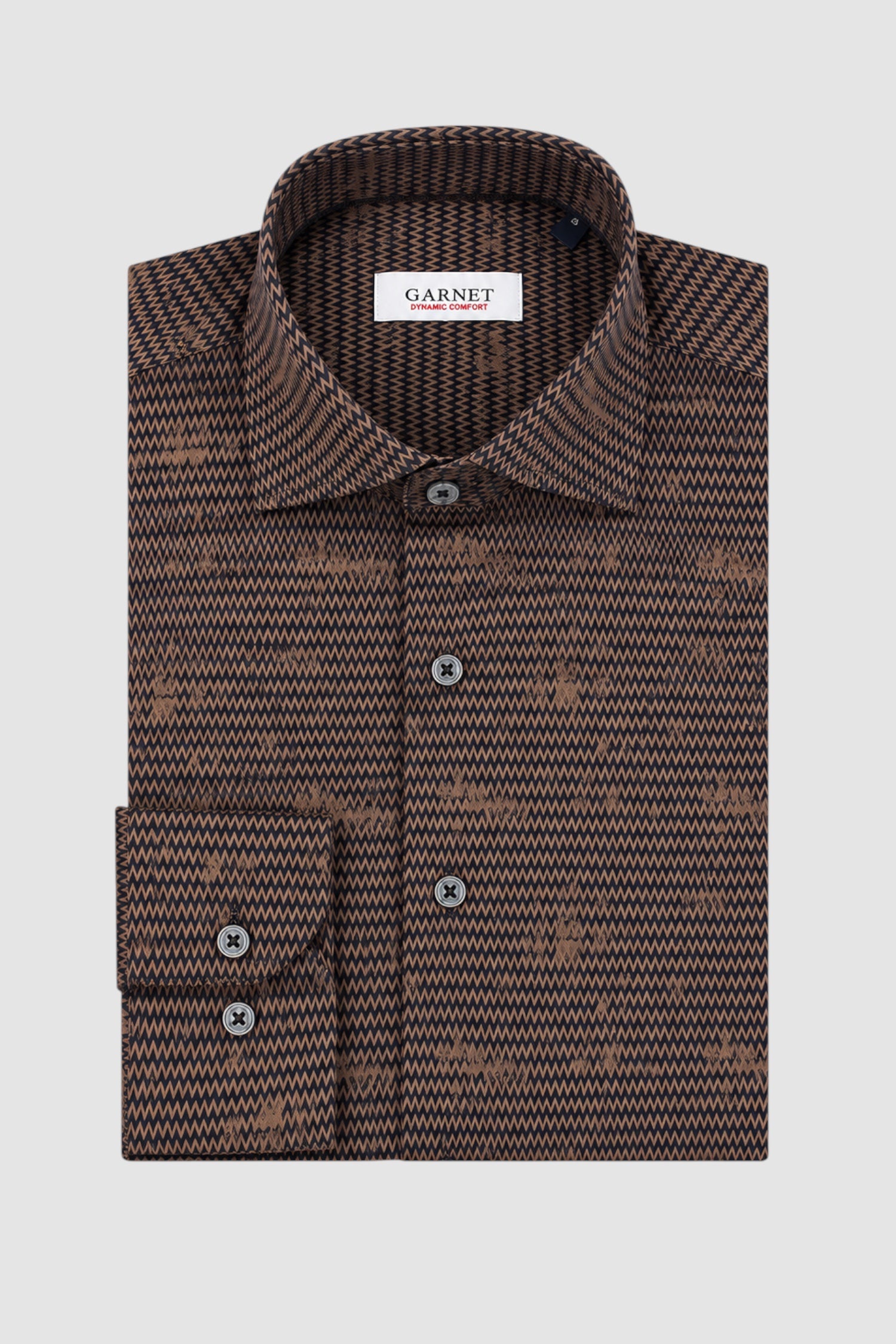 Dynamic Comfort Zigzag Print Shirt