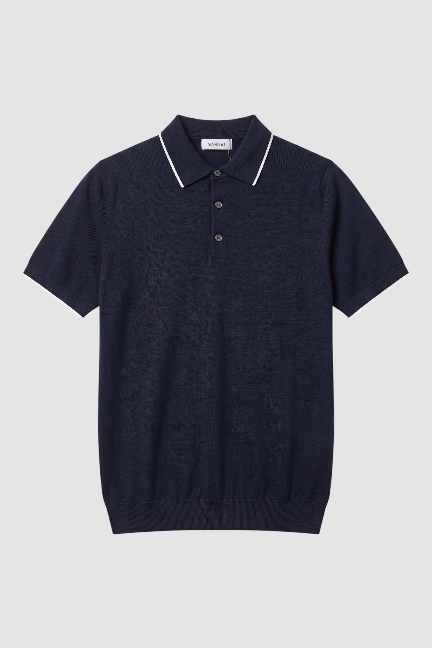 Cotton Rayon Fine Knit Polo
