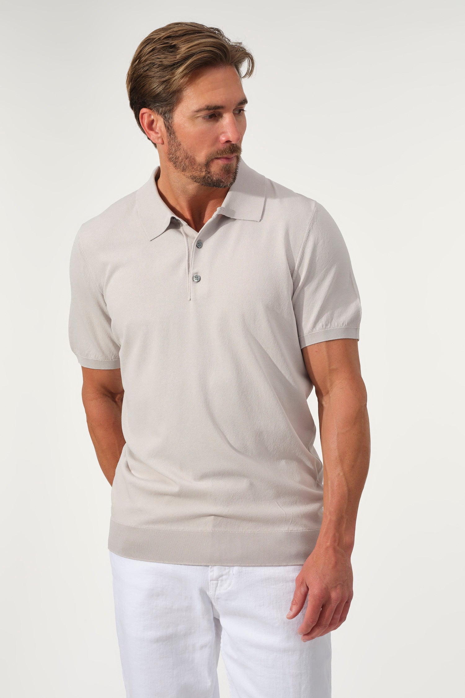 Winston Short Sleeve Polo Sweater