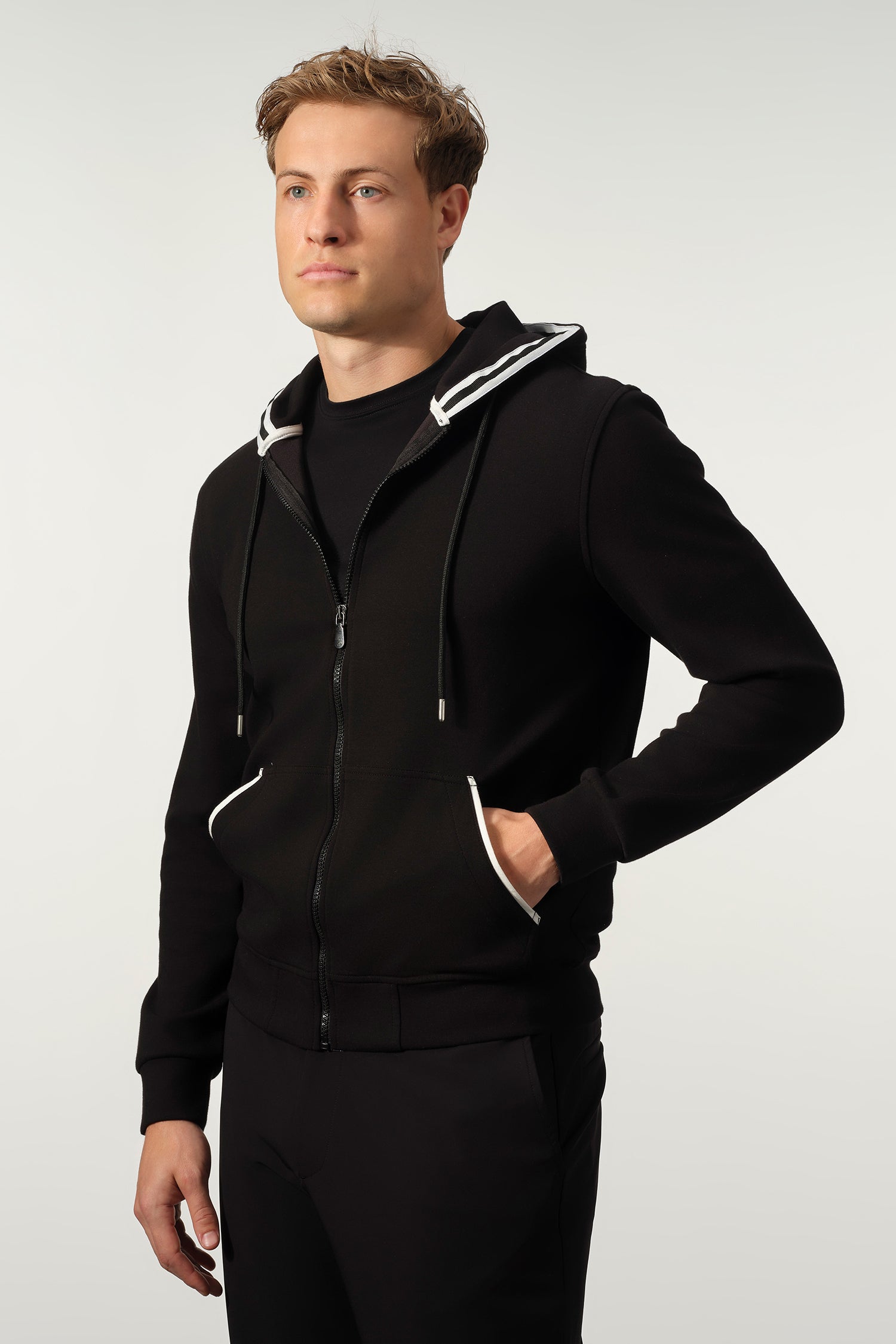 Essential Cotton Zip Hoodie