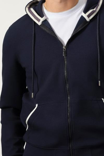 Essential Cotton Zip Hoodie