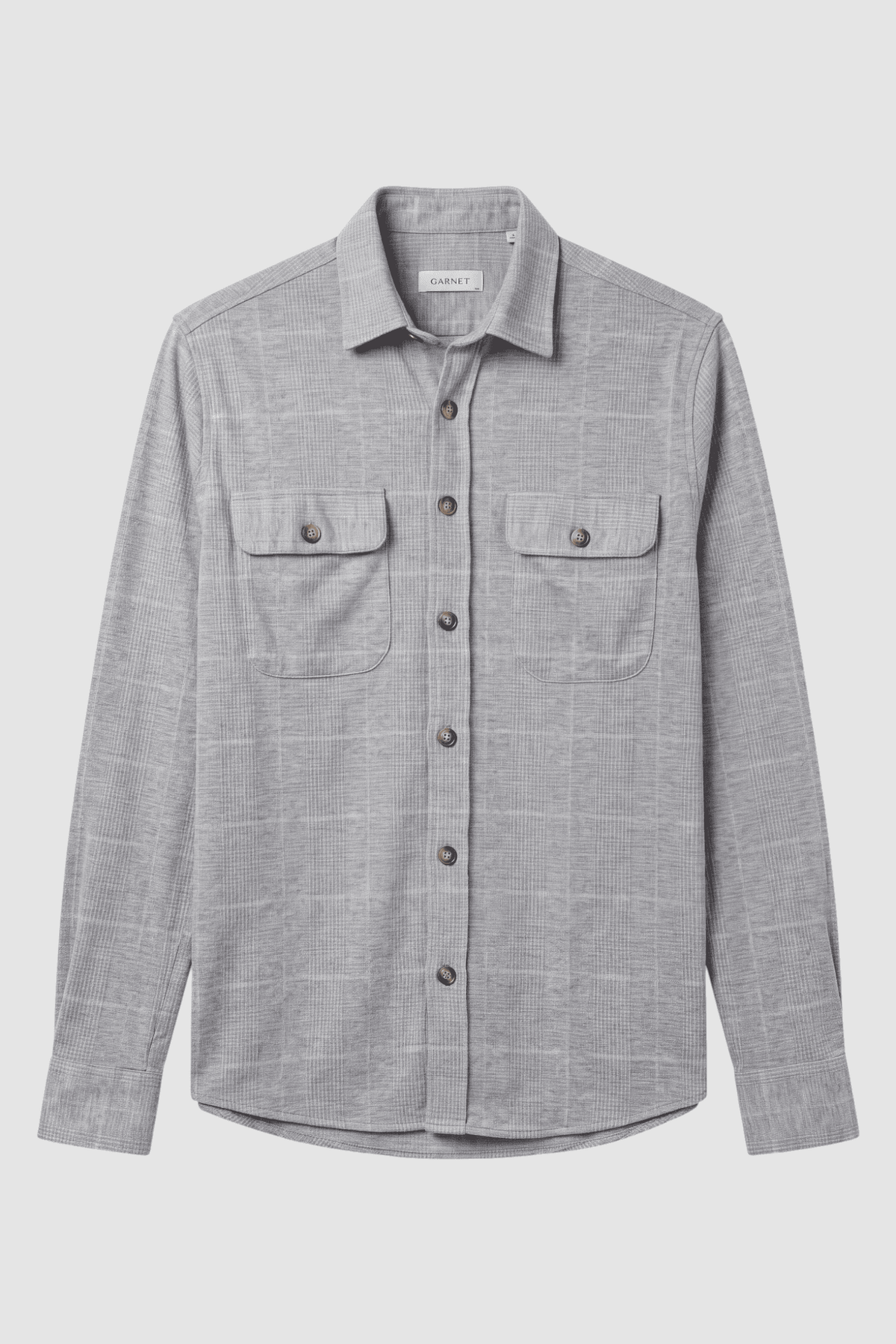 Scott Textured Two-Pocket Overshirt