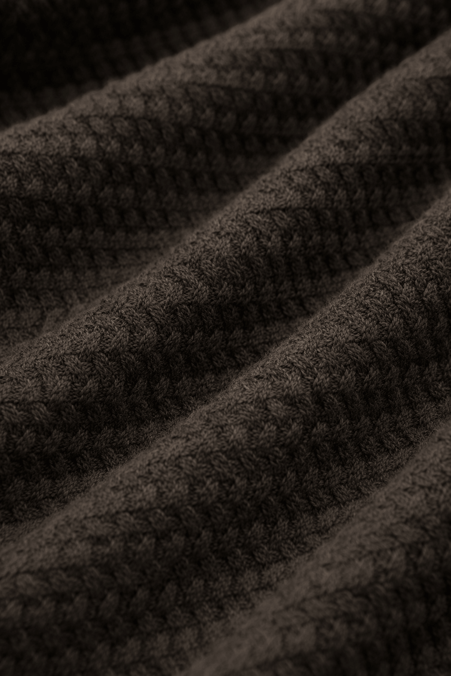 Vance Merino Mock Cable-Knit Turtleneck Sweater