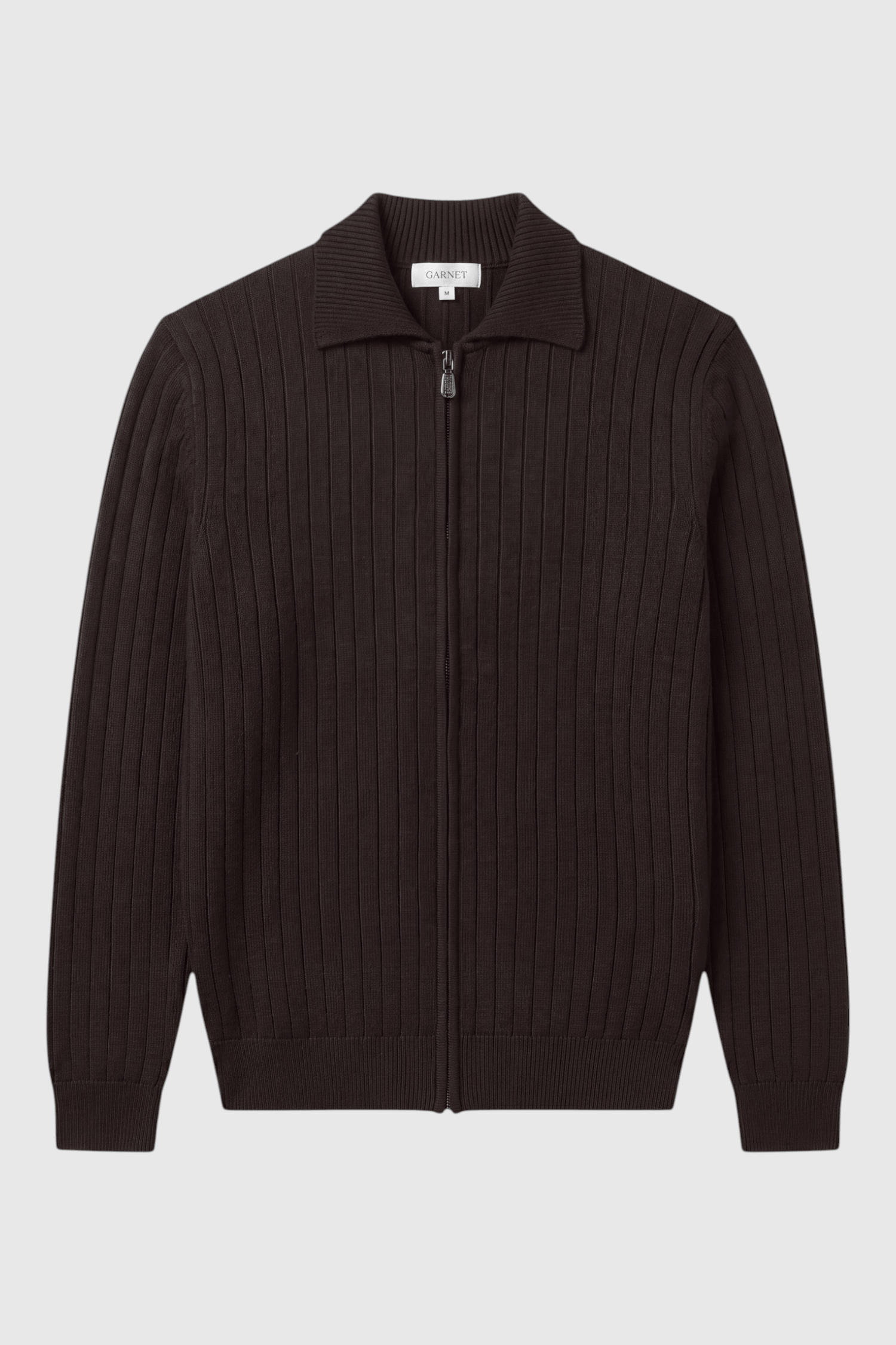 Yates Full Two-Tone Half-Zip Sweater