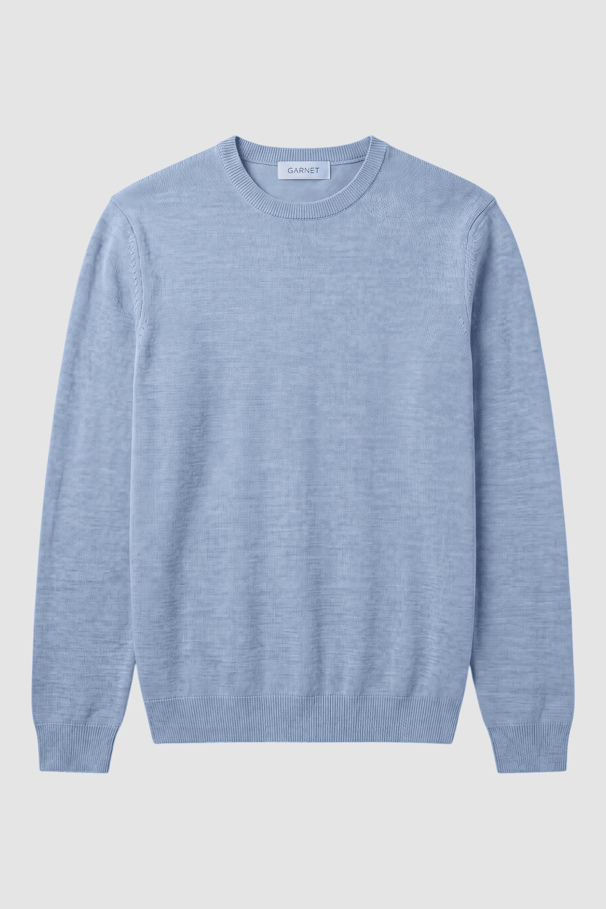 Barnaby Merino Textured Crewneck Sweater