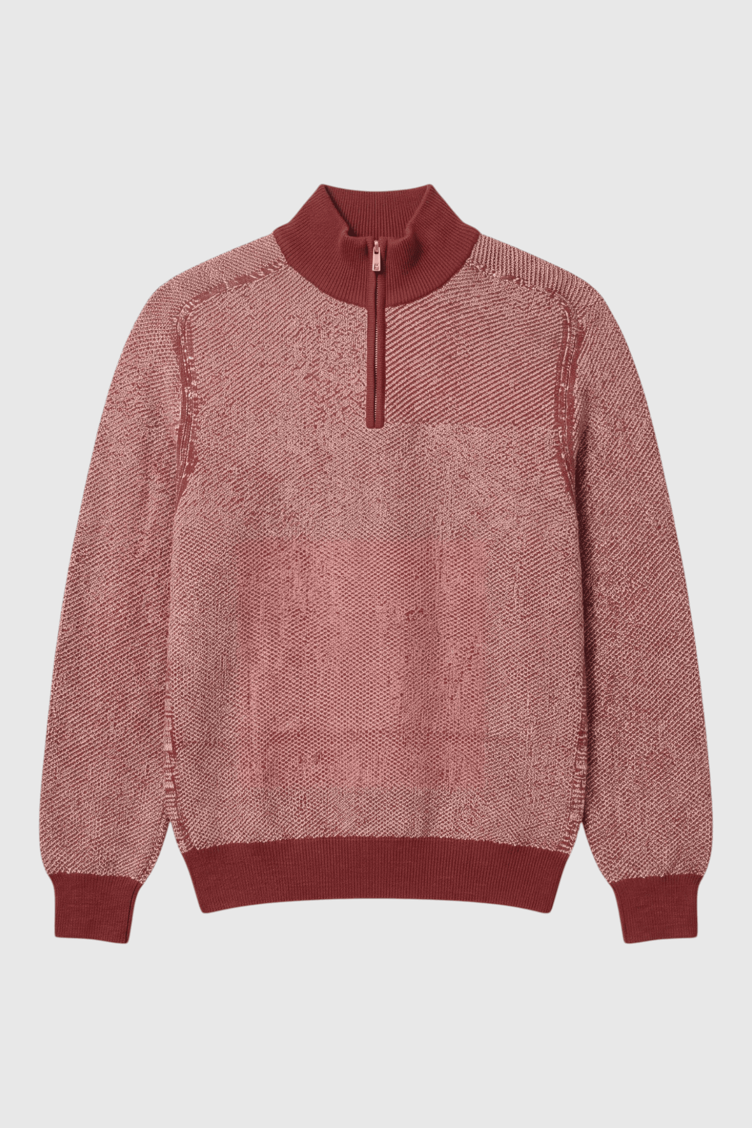 Jarrett Contrast-Trim Quarter-Zip Sweater