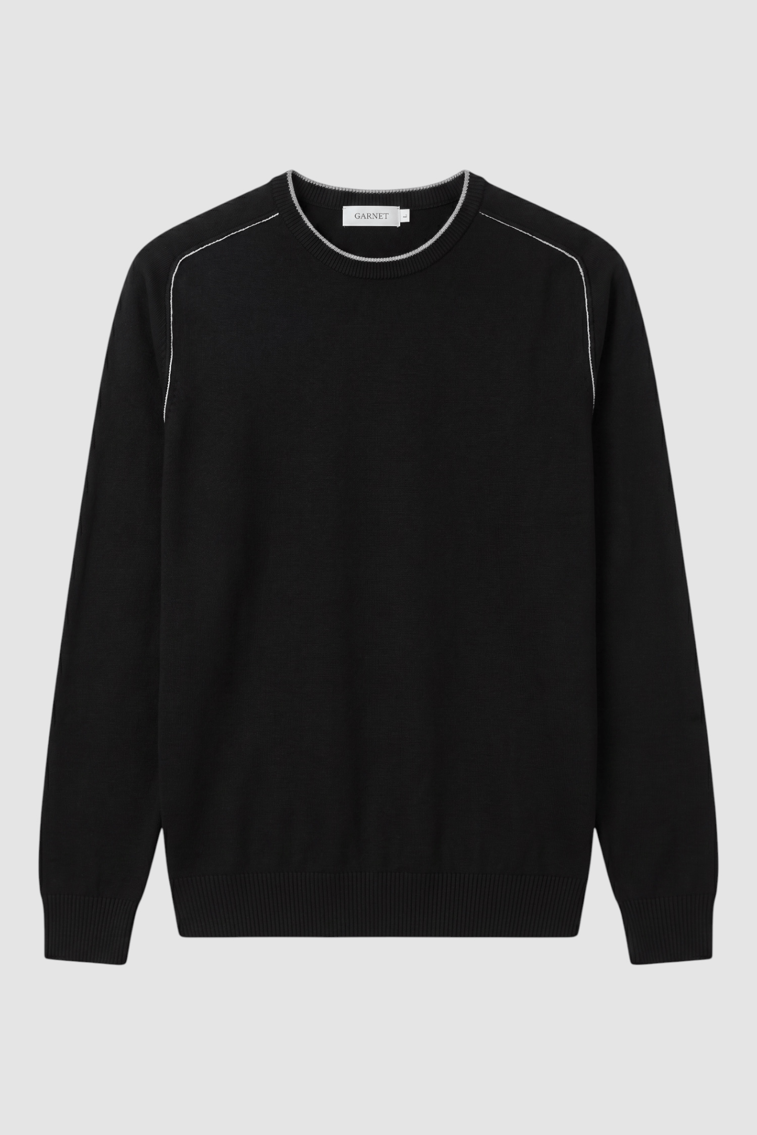 Vernon Raglan-Sleeve Crewneck Sweater