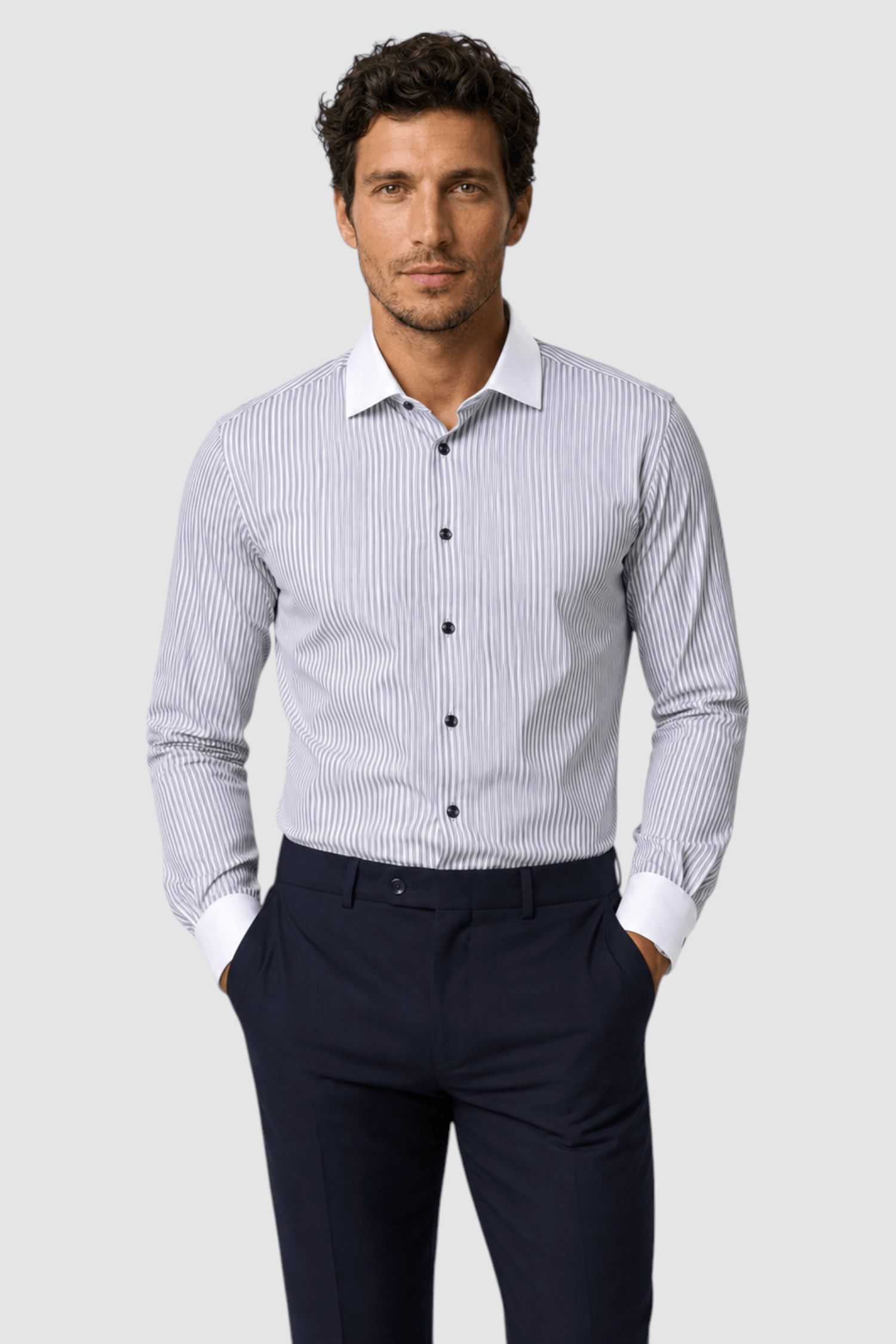 Oscar Striped Dress Shirt