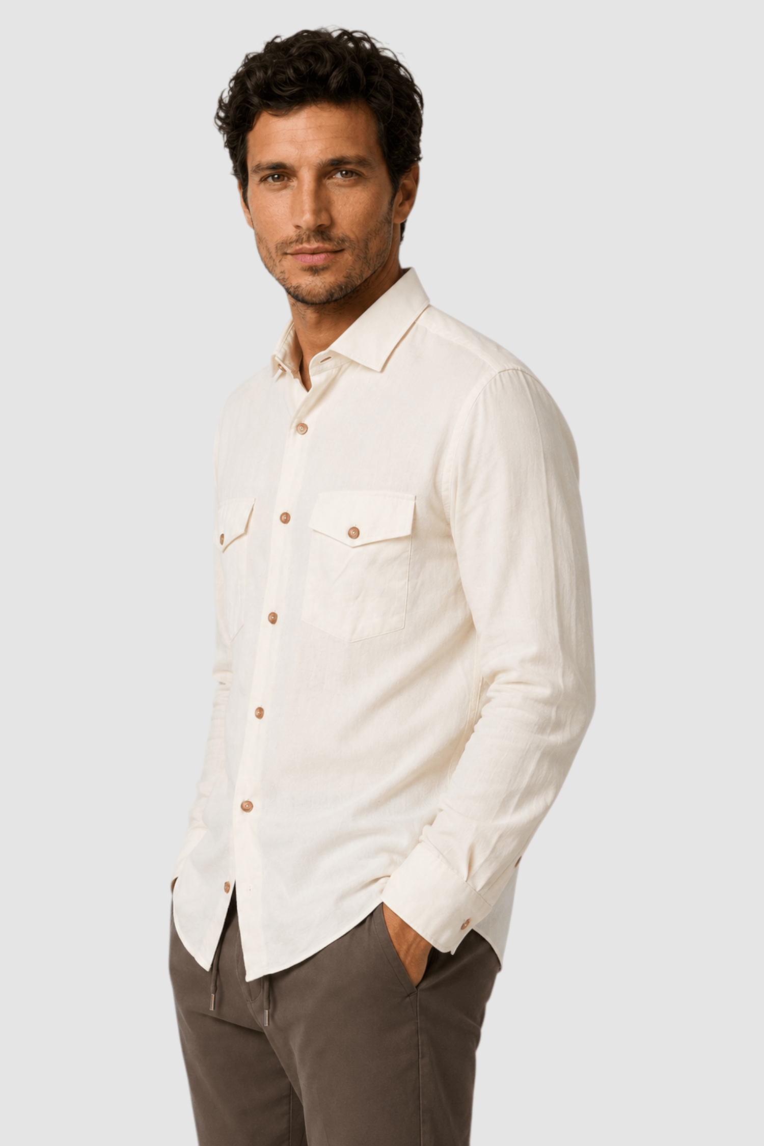 Wesley Cashmere Wool-Blend Check Overshirt
