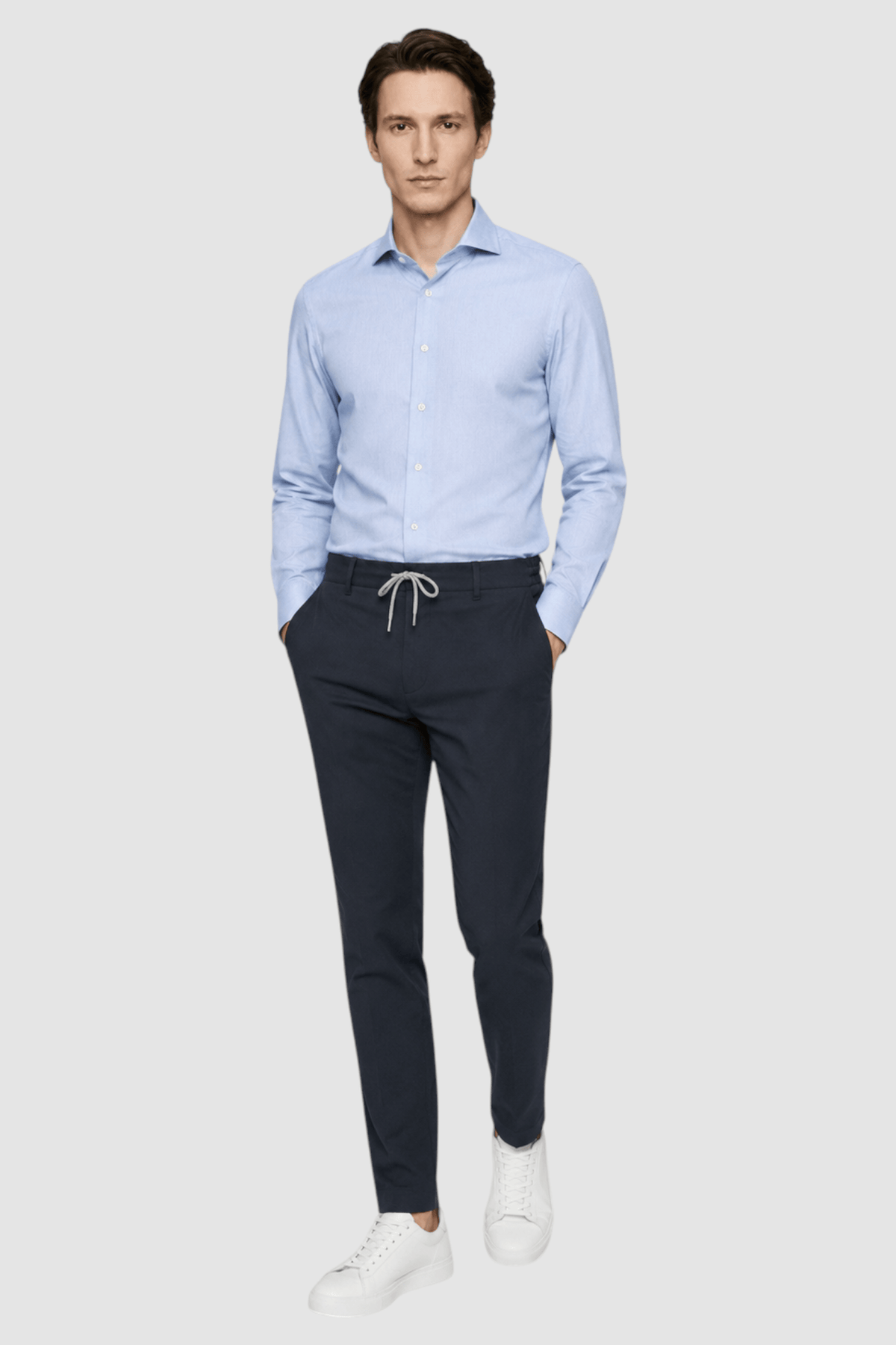 Graham Cashmere-Blend Button-Down Shirt