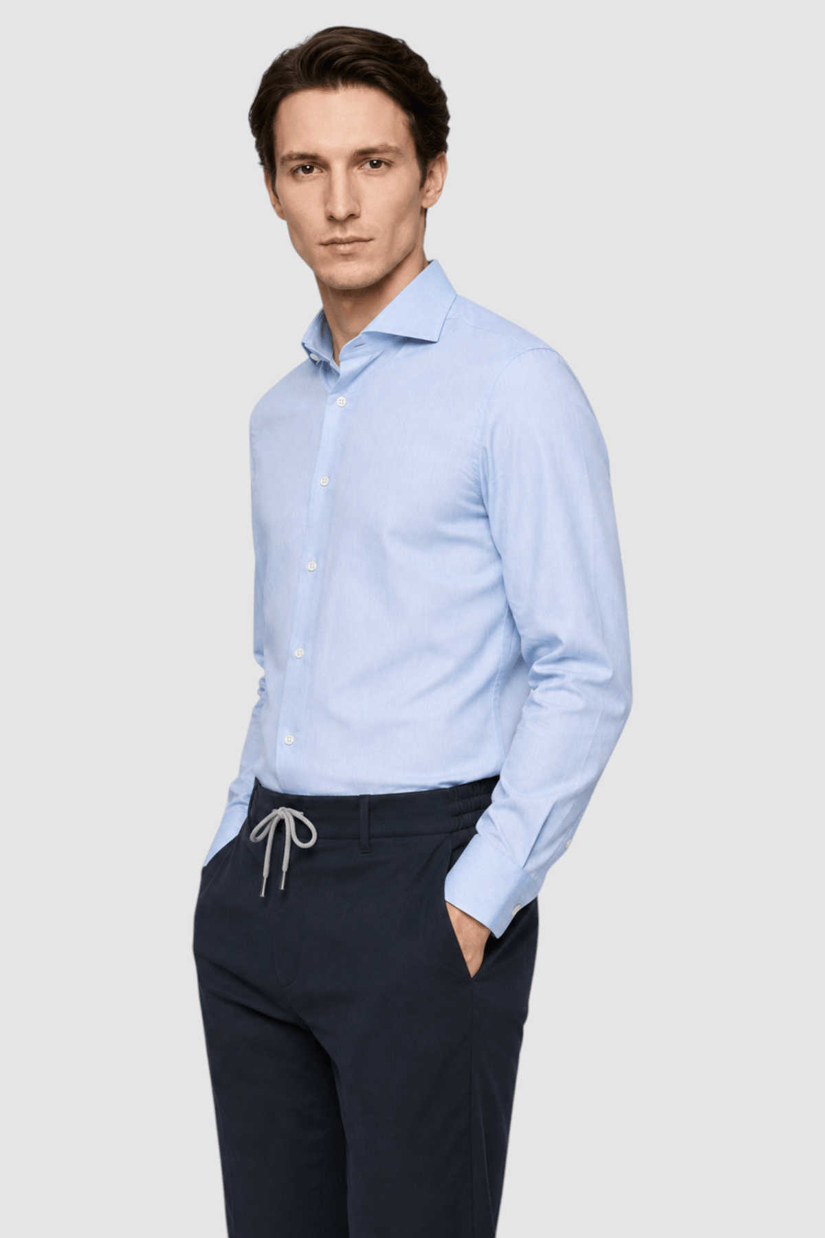 Graham Cashmere-Blend Button-Down Shirt