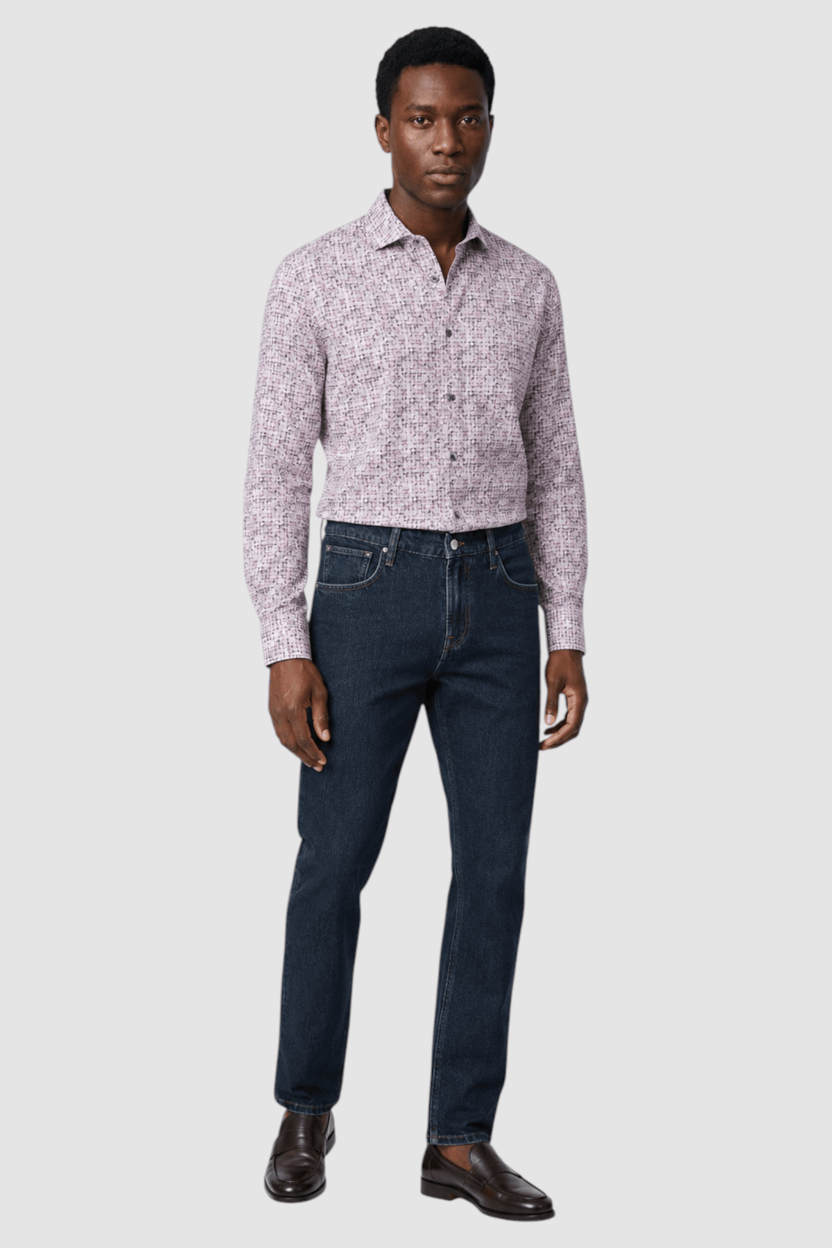 Simon Tonal Paisley Print Shirt