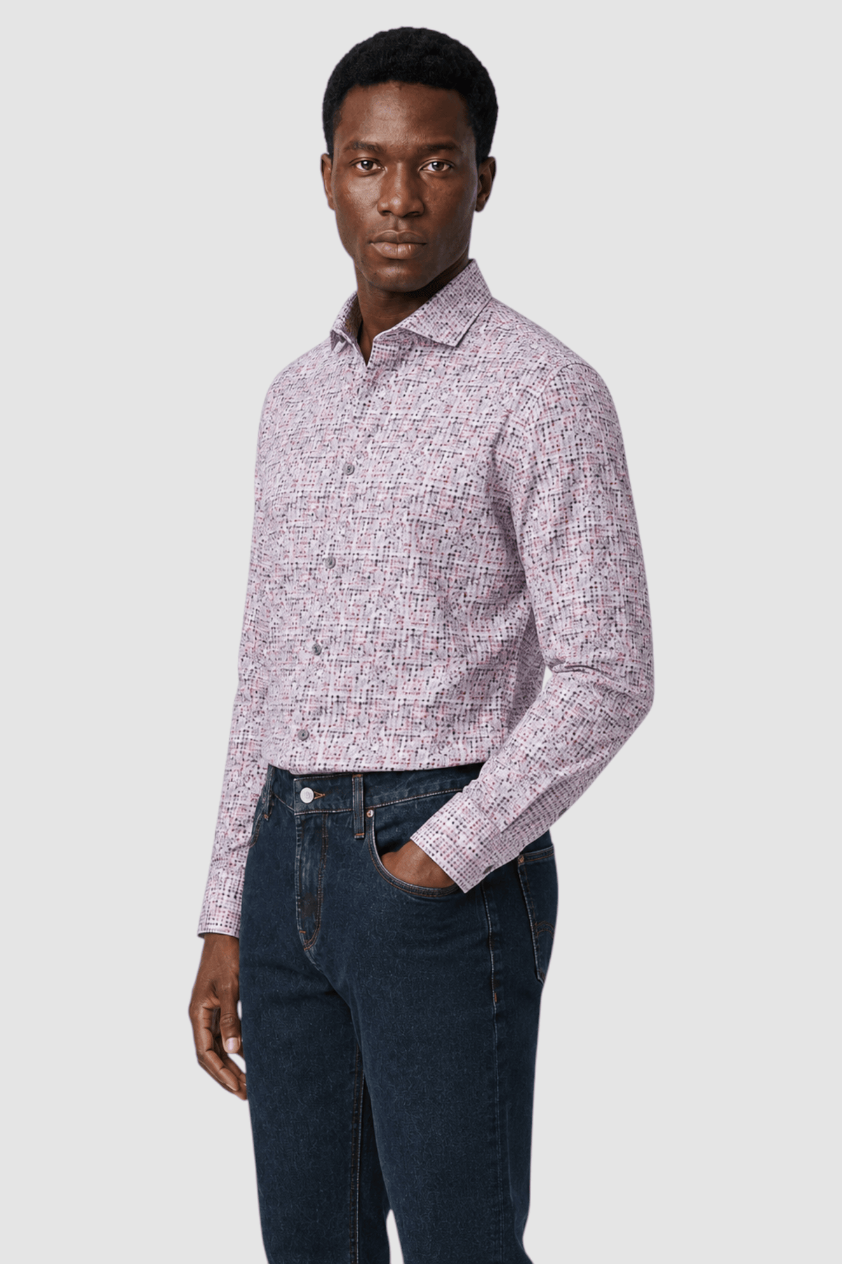 Simon Tonal Paisley Print Shirt