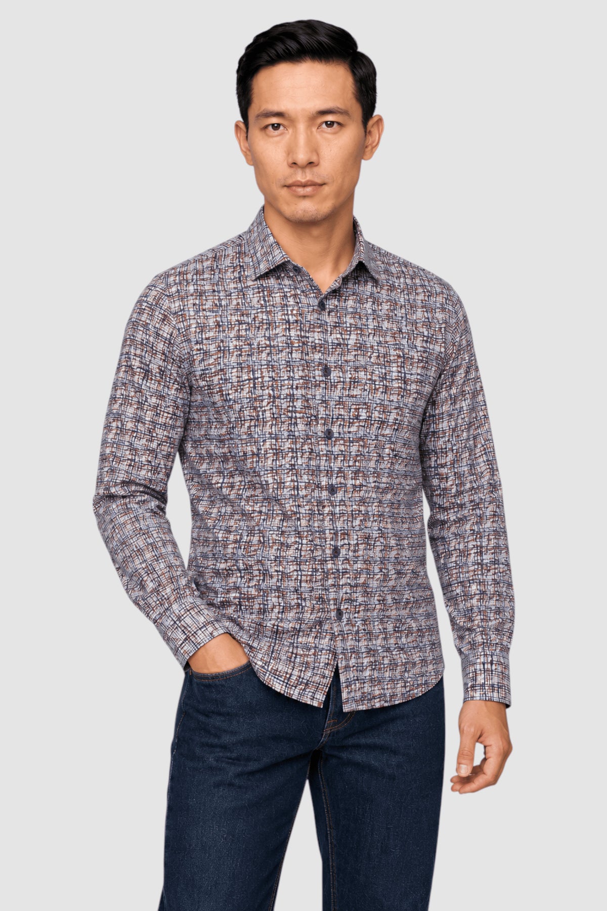 Vincent Tile-Print Shirt