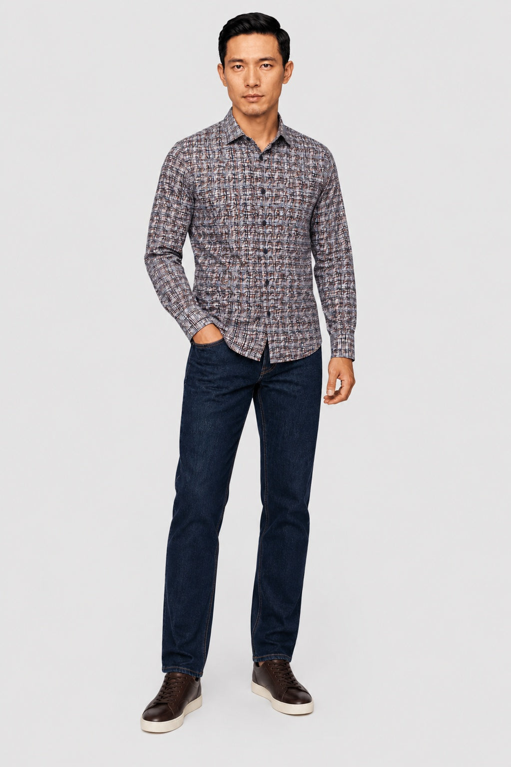 Vincent Tile-Print Shirt