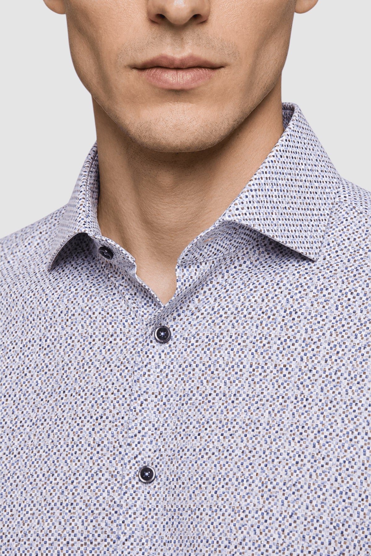 Milo Pin-Dot Print Shirt