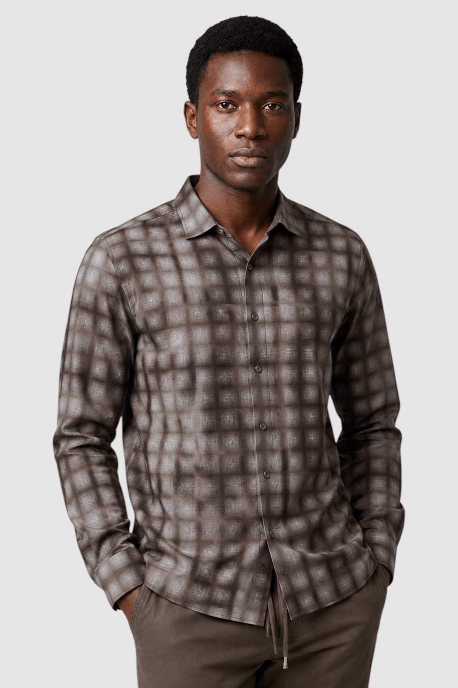 Rhys Ombre Plaid Shirt