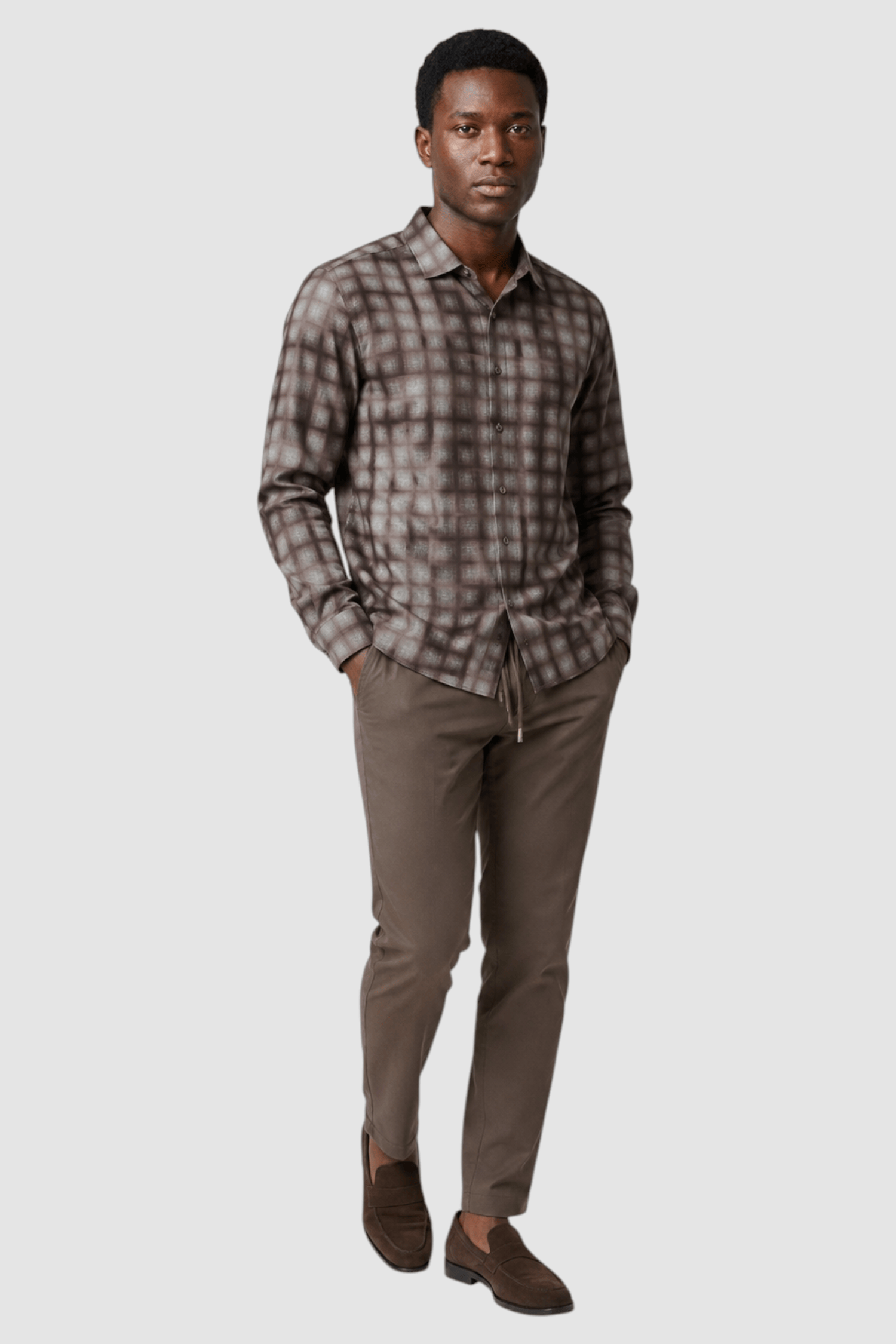 Rhys Ombre Plaid Shirt