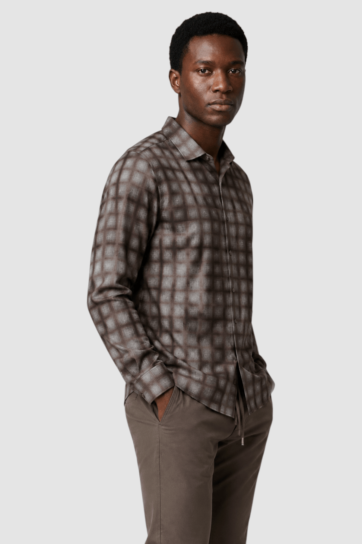 Rhys Ombre Plaid Shirt