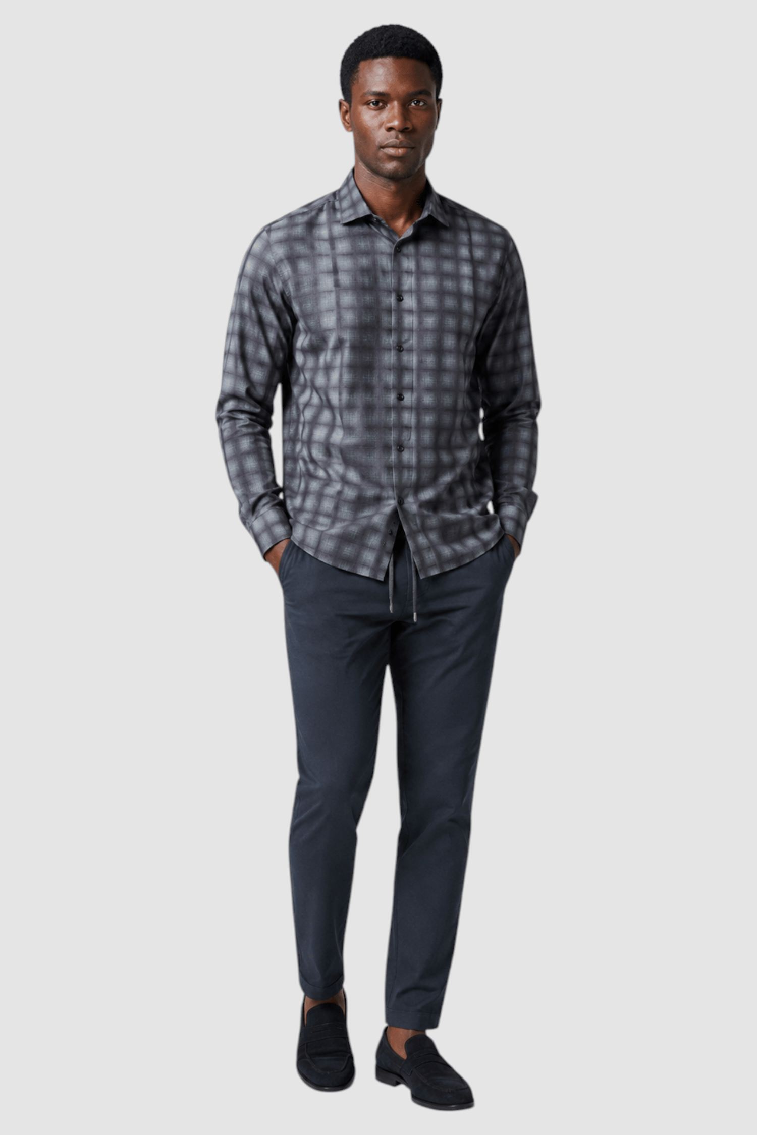 Rhys Ombre Plaid Shirt