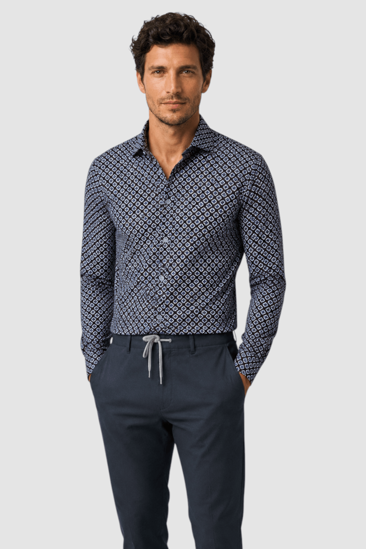 Declan Medallion Print Shirt