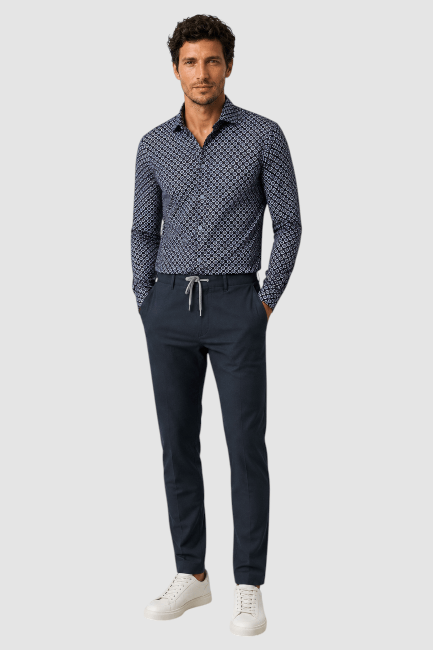 Declan Medallion Print Shirt