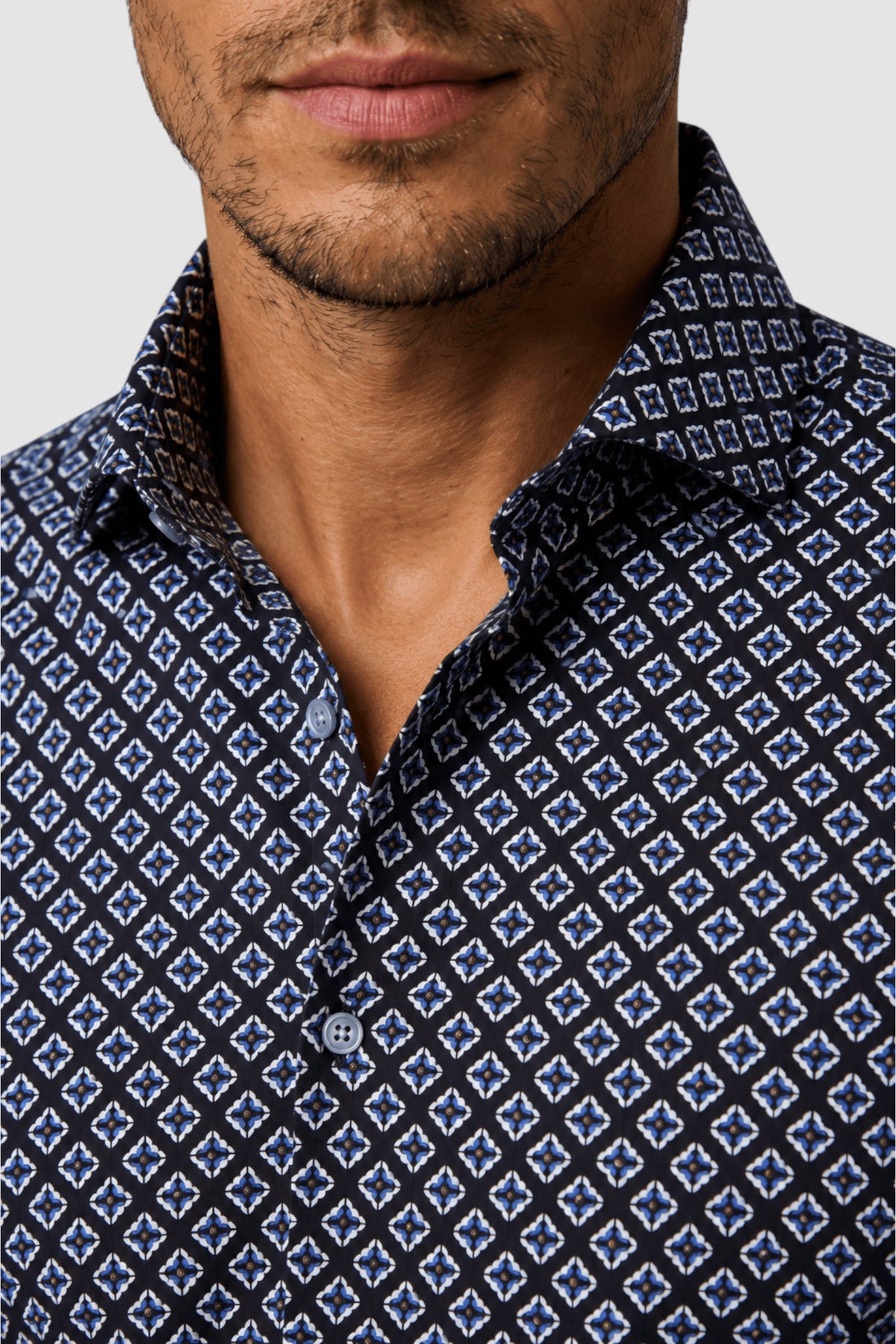 Declan Medallion Print Shirt