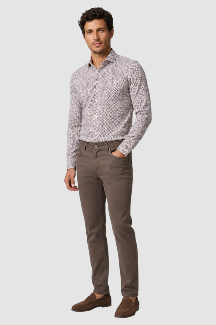 Ives Micro-Check Shirt