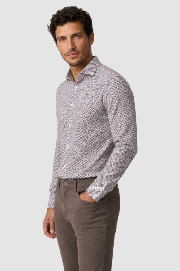 Ives Micro-Check Shirt